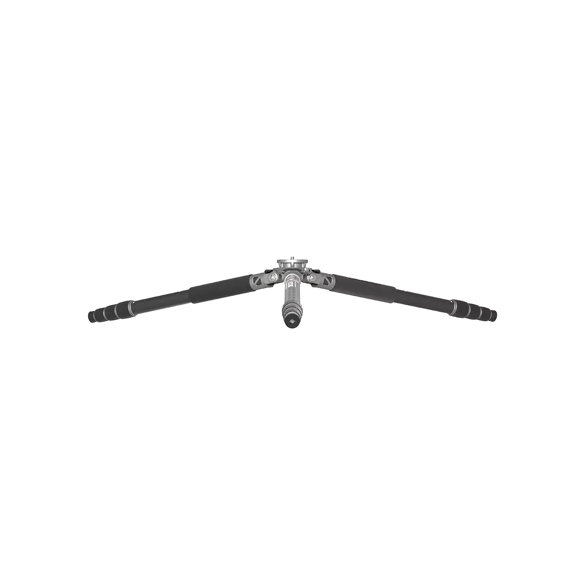Flach aufgestelltes Tripod aus Karbon lang (RSCF-T02) von Vector Optics für bodennahe Perspektiven und stabile Positionierung.