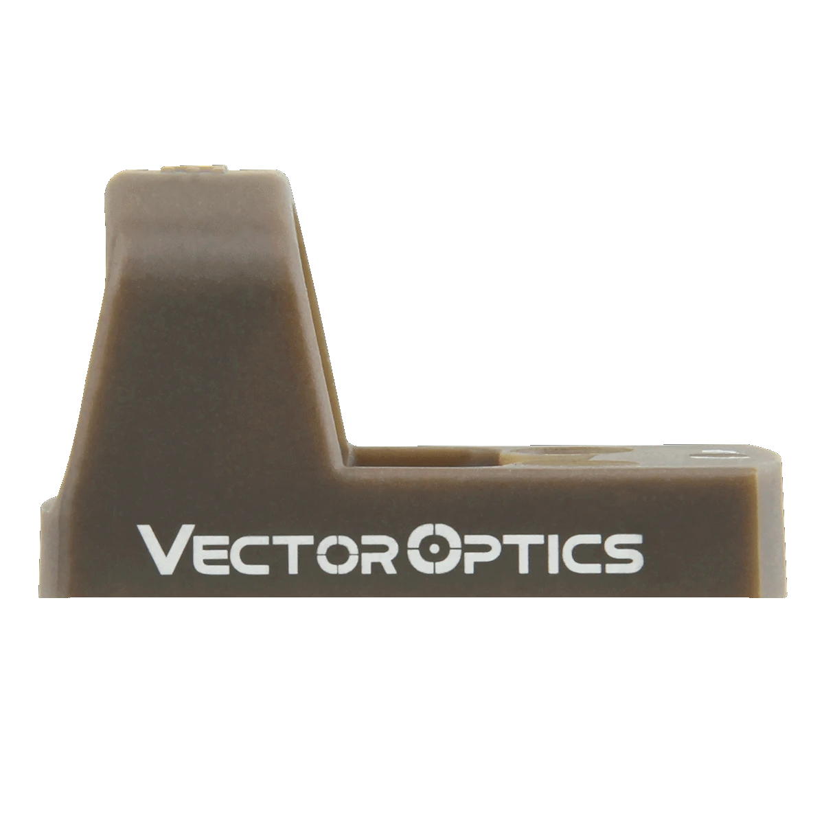 Seitenprofil des Frenzy-S 1x16x22 Red Dot Visiers SCRD-56 mit Vector Optics Logo, zeigt kompaktes und robustes Design.