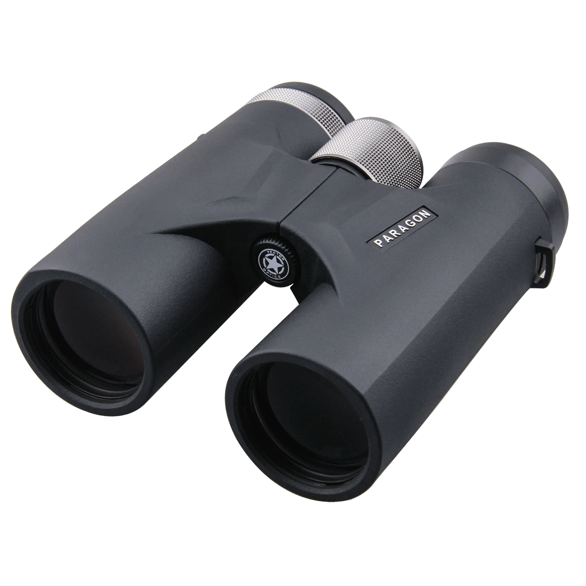 Paragon 8x42 – Vector Optics Fernglas mit zentralem Fokus und silberbeschichtetem BaK-4-Prisma, ideal für Outdoor-Einsätze. Robustes, IPX6-wasserdichtes Design.