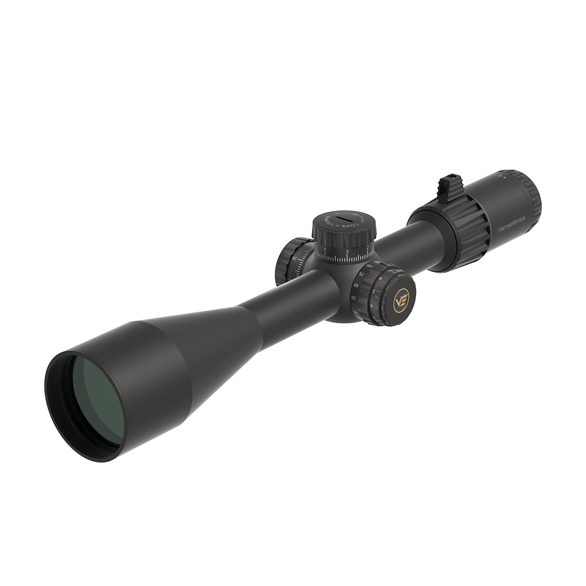 Tauron 5-30x56 Zielfernrohr FFP mit verstellbaren Türmen und großem Objektiv für optimale Zielerfassung bei taktischen Einsätzen.