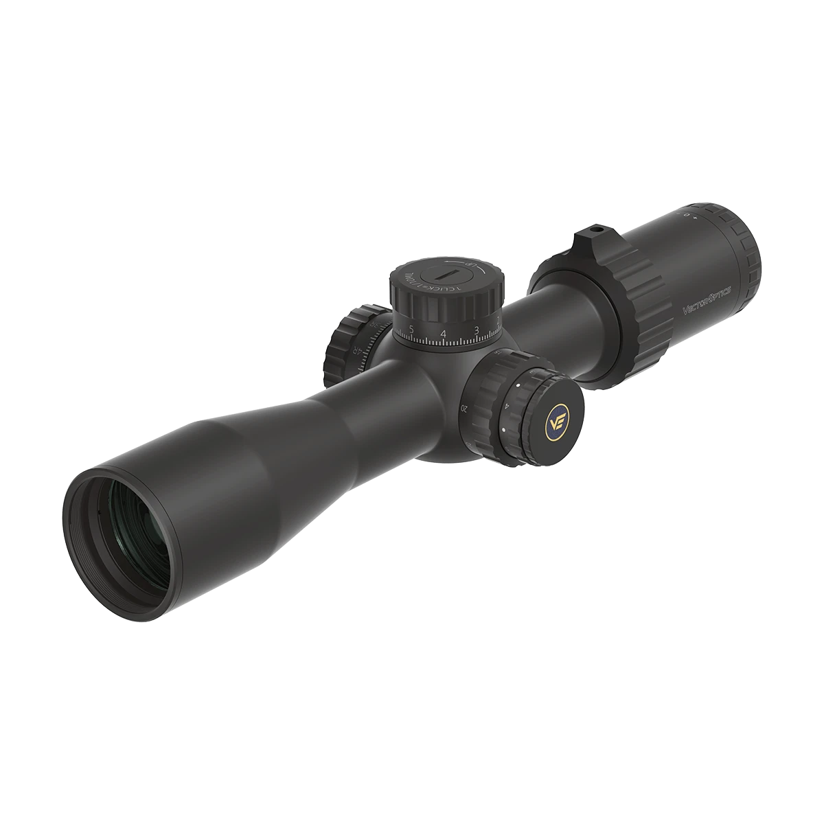 Hochleistungs-Zielfernrohr Tauron 4-16x44 HD MIL mit taktischen Türmen und HD-Optik für präzises Schießen.