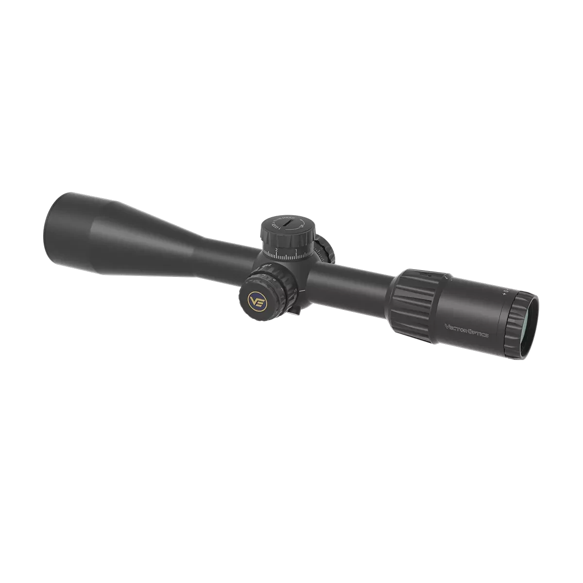 Tauron 4-24x50 FFP Zielfernrohr von Vector Optics mit großem Objektivdurchmesser für optimale Lichtdurchlässigkeit bei Jagd und Sport.