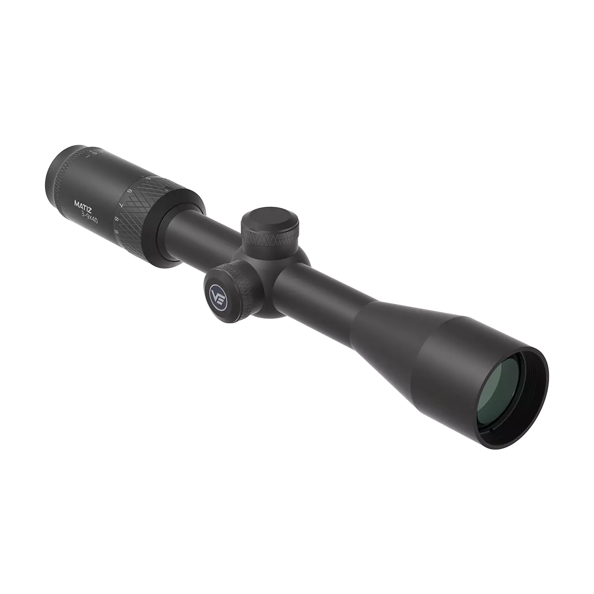 Matiz 3–9×40 SFP Zielfernrohr mit verstellbarem Okular und langlebigem Gehäuse für zuverlässige Leistung bei jeder Witterung.
