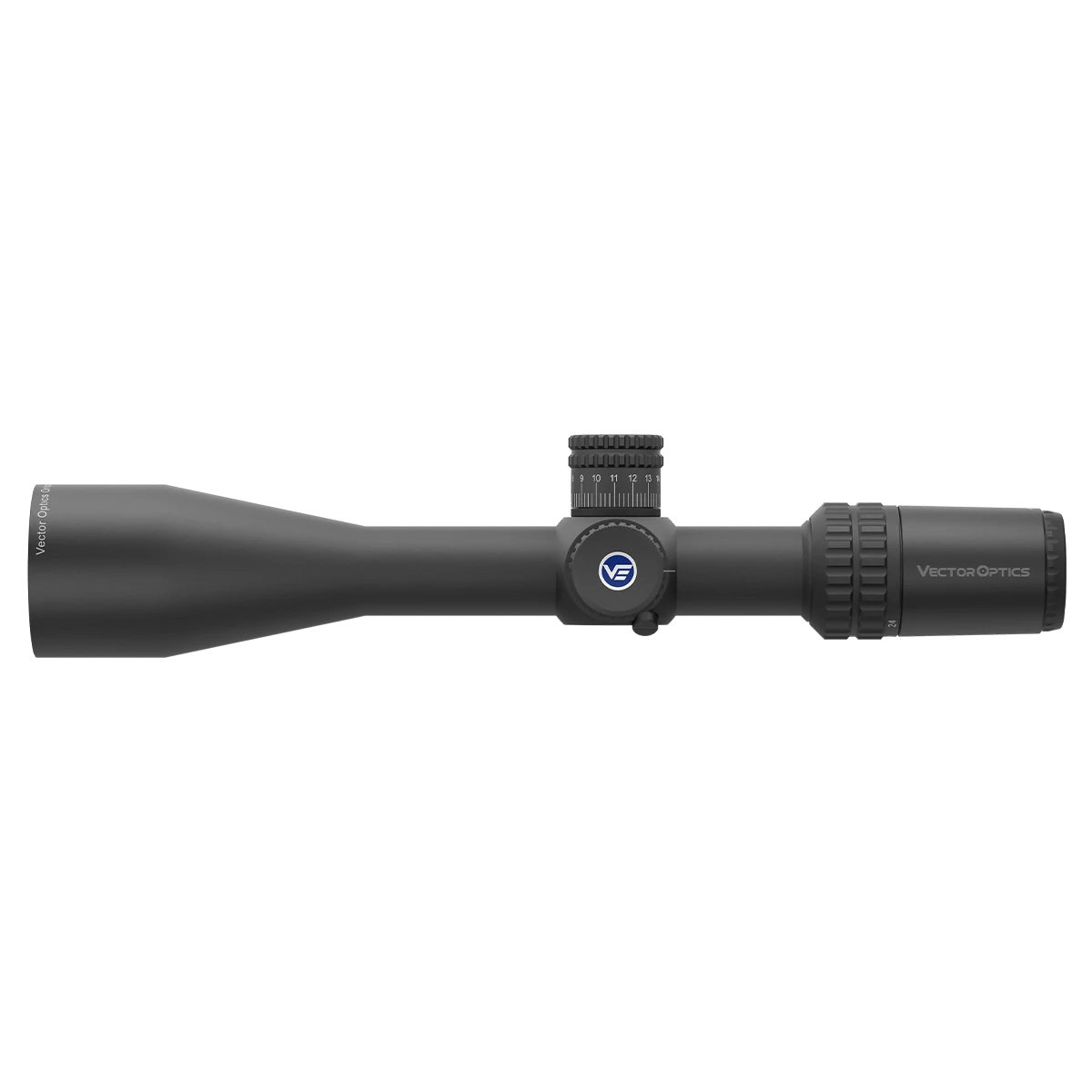 Orion Pro Max 6-24X50 FFP Zielfernrohr mit robustem Gehäuse und taktischem Design, ideal für präzises Schießen auf weite Distanzen.