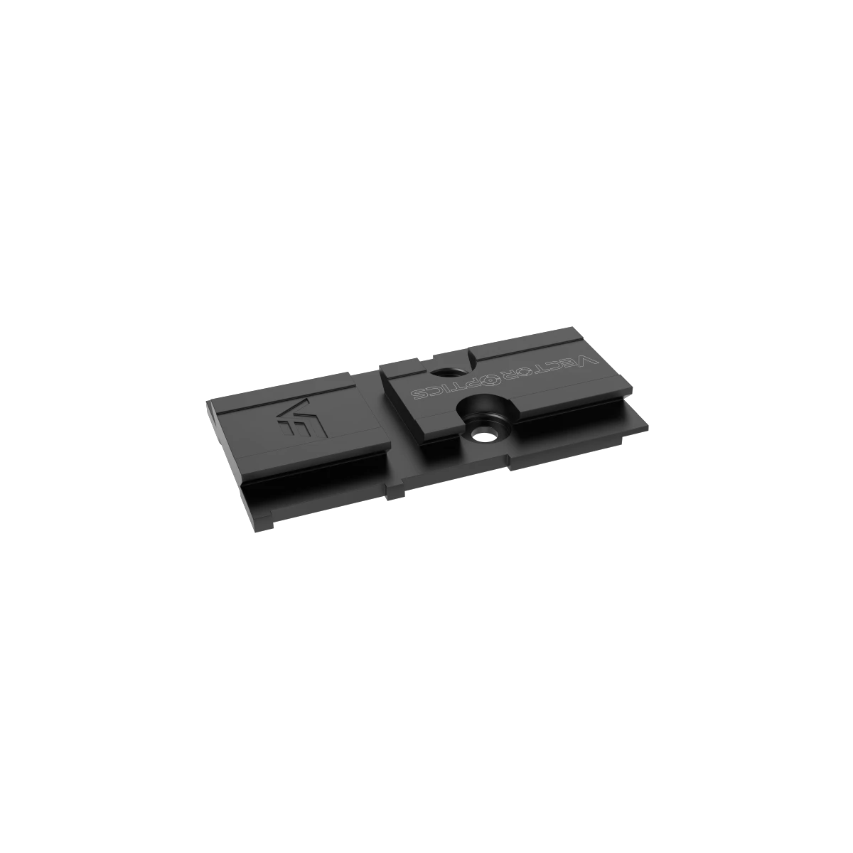 Montage VOD Glock MOS - Red Dot Adapter aus robustem Stahl mit CNC-Präzision, passend für Vector Optics Rotpunktvisiere.