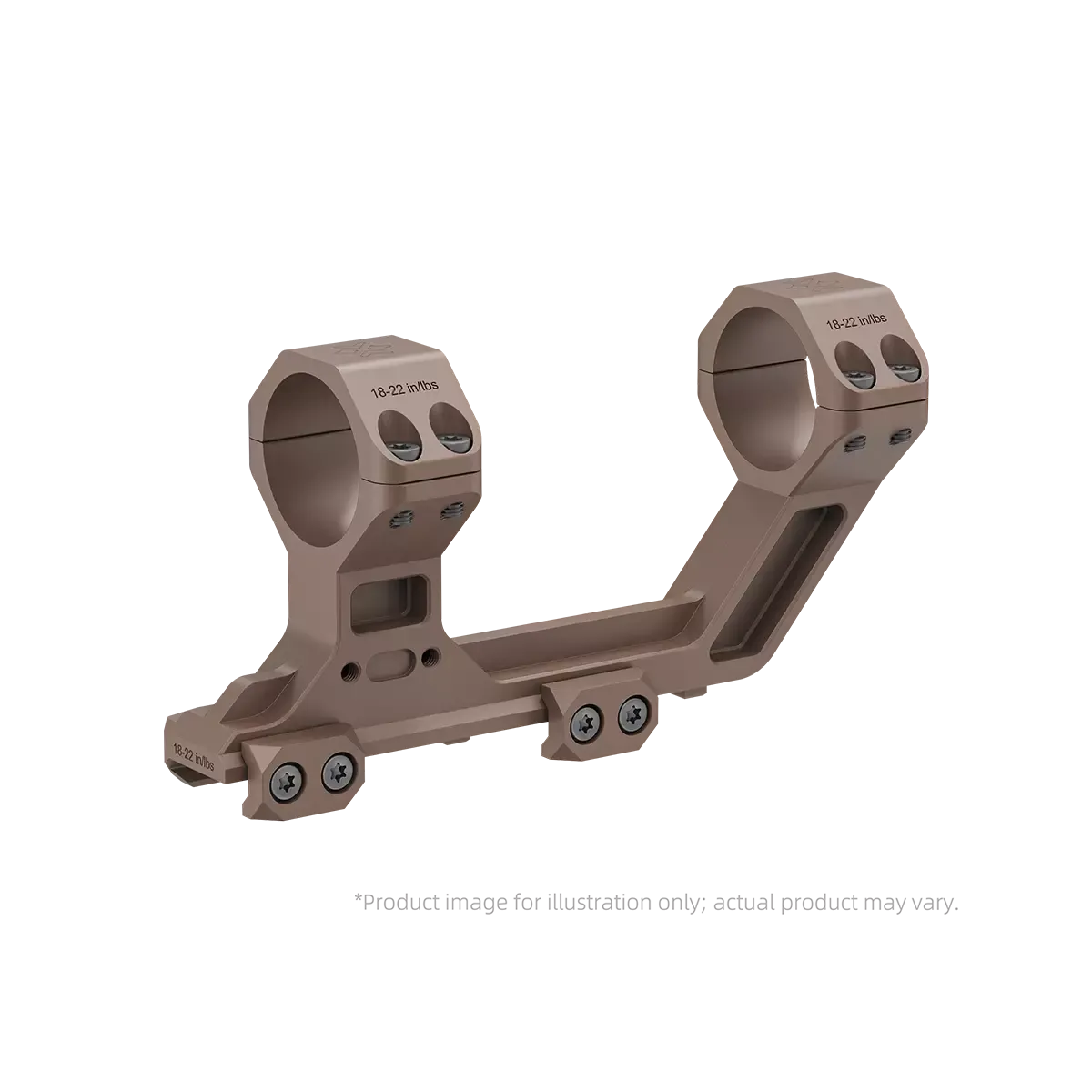 30mm AR Picatinny Cantilever Montierung in Flat Dark Earth Farbe, aus 6061-T6 Aluminium, leicht und widerstandsfähig