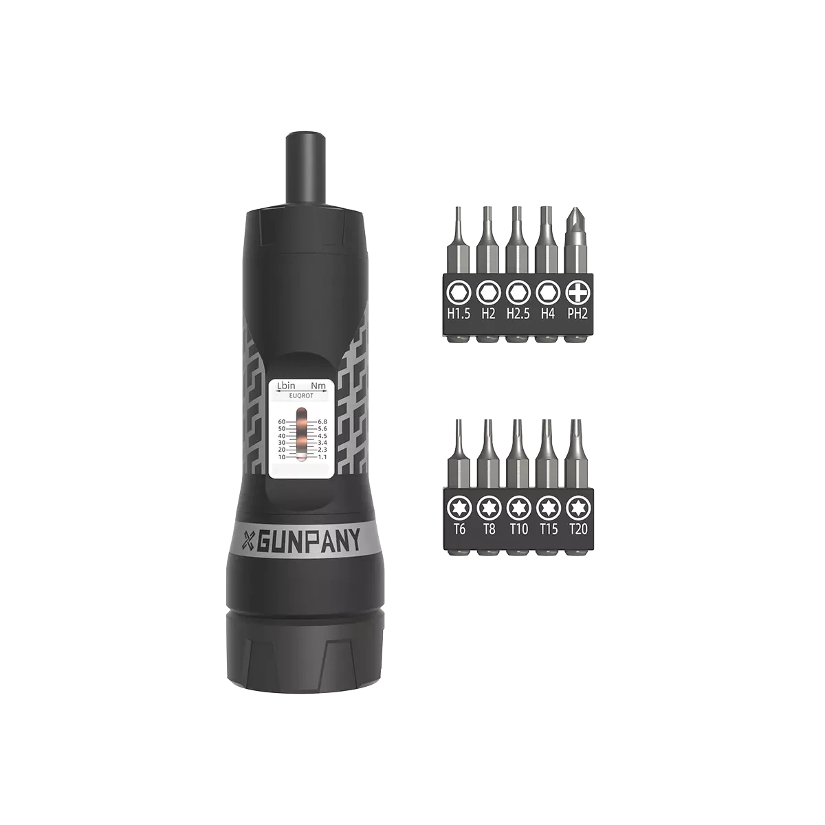 Drehmomentschlüssel SCTK-04 von Vector Optics mit 10 Bit-Einsätzen, ideal für präzise Montagearbeiten im Werkzeugbereich.