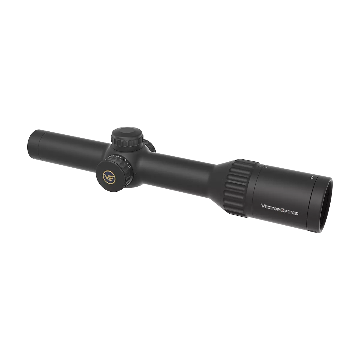SFP-Zielfernrohr Continental X8 1–8×24 mit Glasfaser-abgestütztem Absehen, geeignet für dynamisches Schießen und Jagdeinsätze.