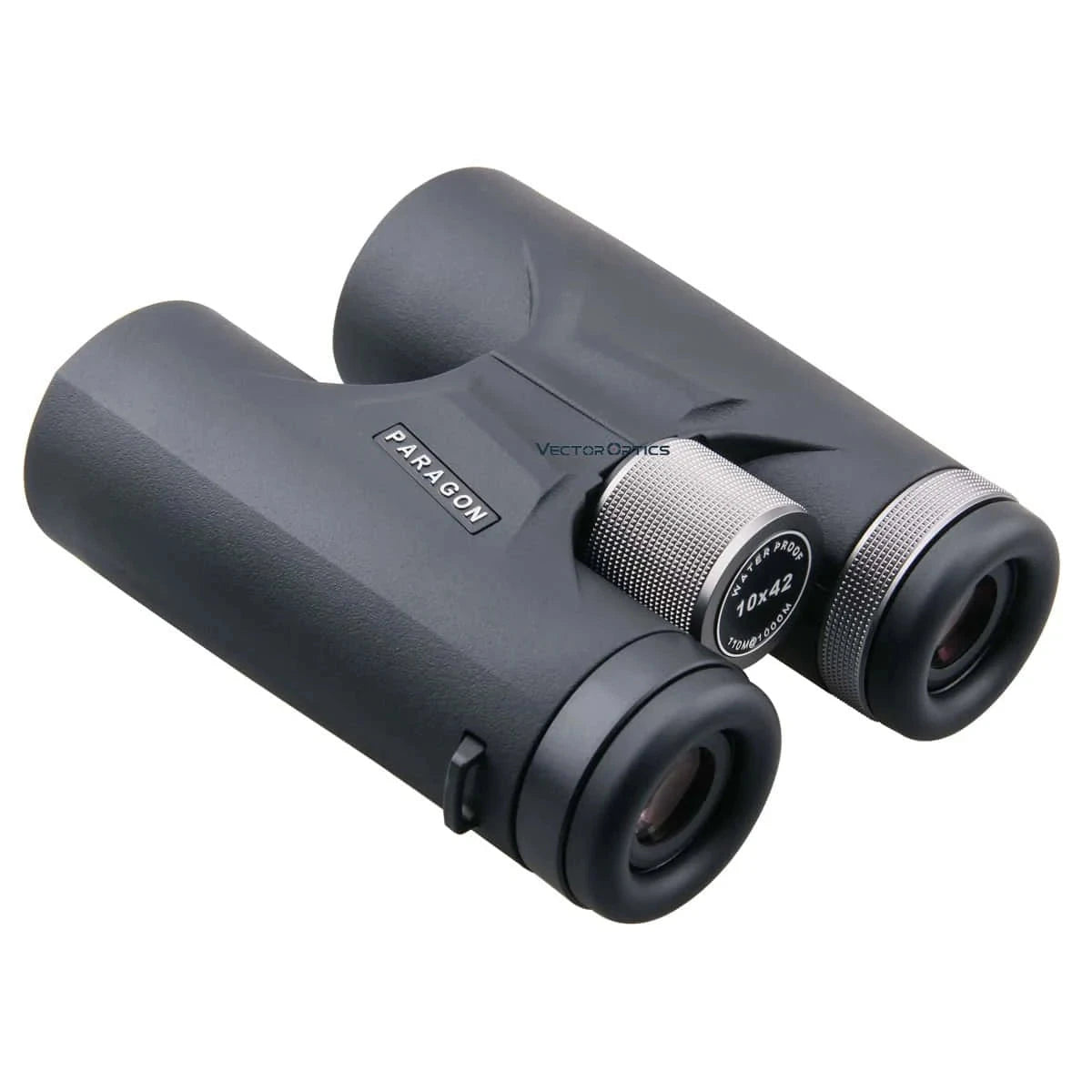 Paragon 10x42 Fernglas mit 10-facher Vergrößerung, ergonomischem Design und Dioptrienausgleich von Vector Optics für klare Sicht.