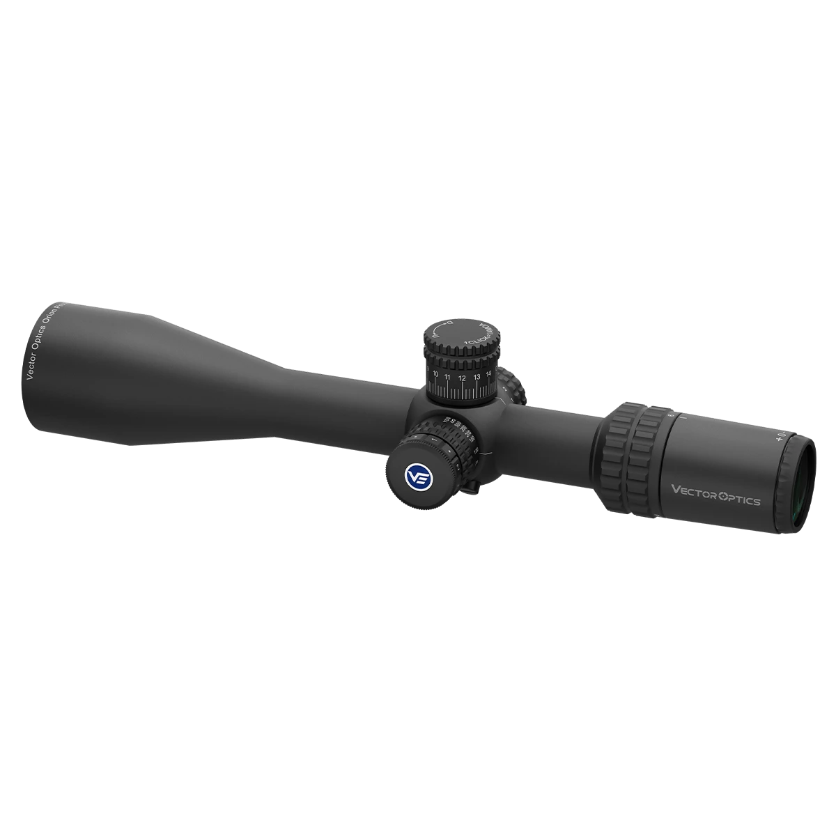 Hochwertiges Orion Pro Max 6-24X50 FFP Zielfernrohr mit mattschwarzem Finish und präziser Optik für Langstreckenschützen.