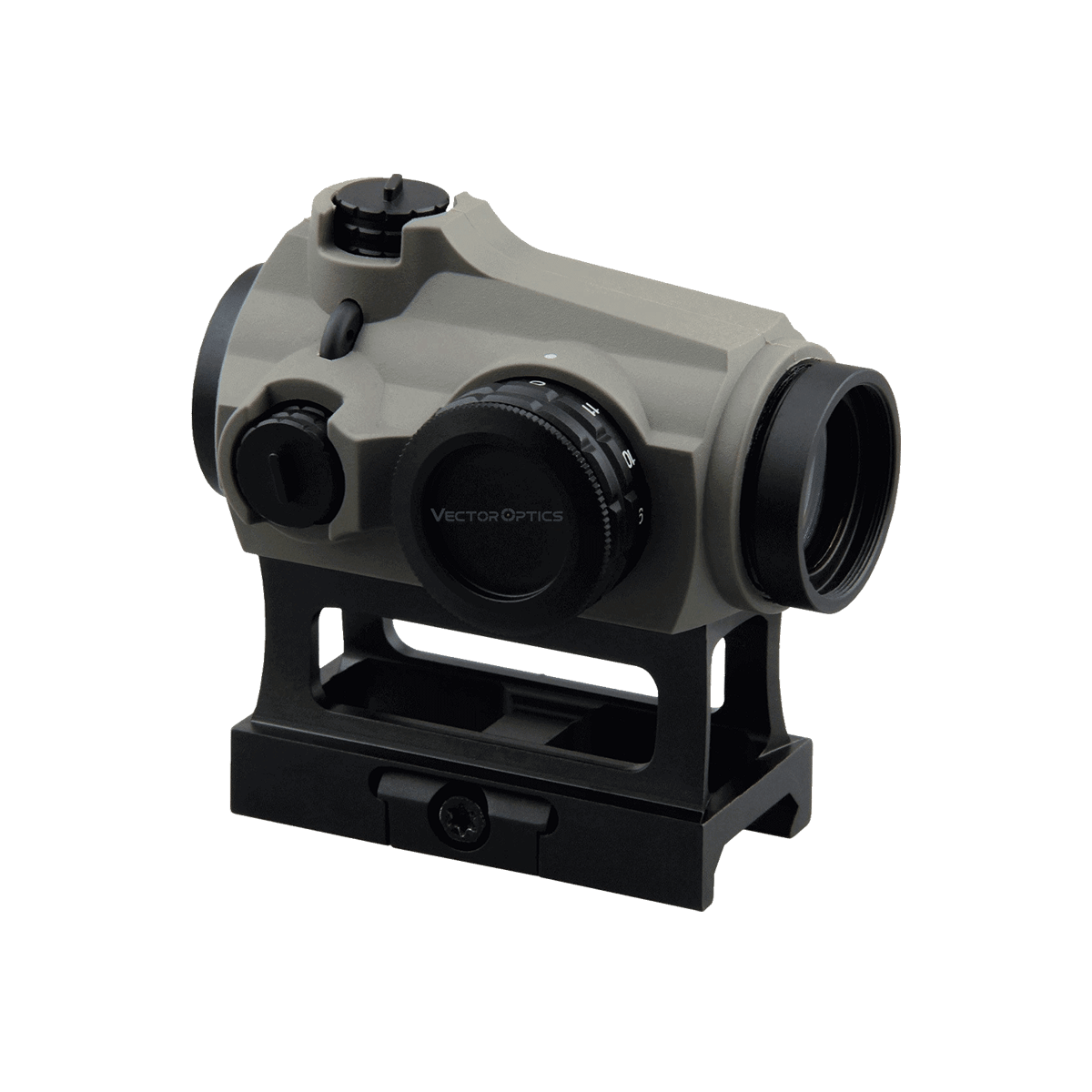 Maverick III 1×22 Red Dot Sight in FDE-Farbe mit taktischer Montage, stoßfest und wetterbeständig für anspruchsvolle Einsatzbedingungen.