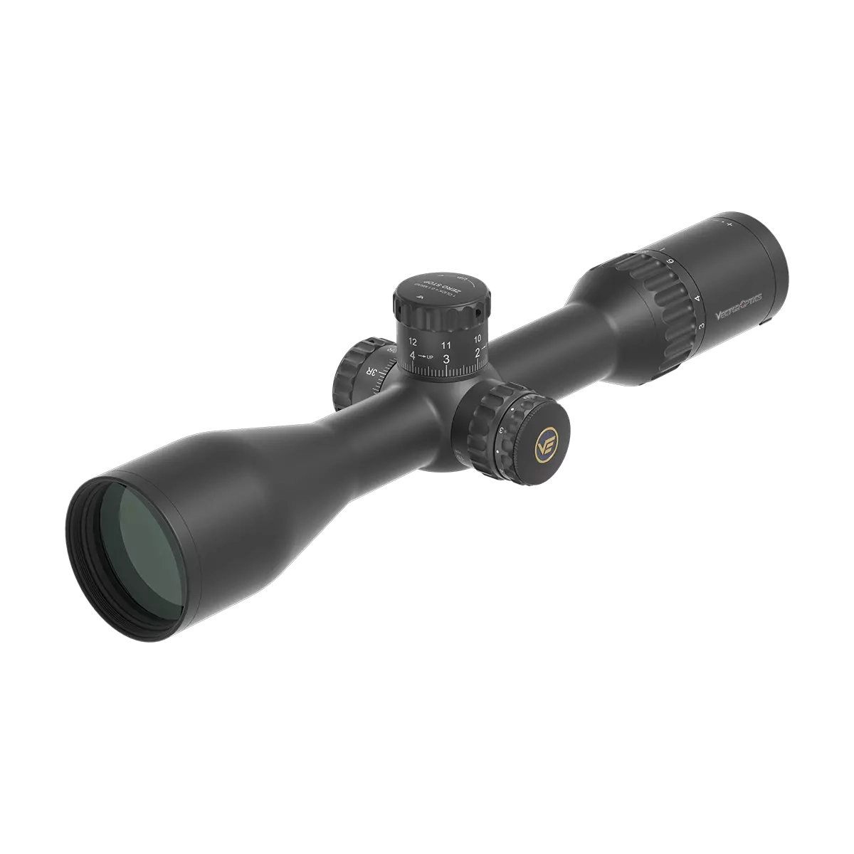 Continental x6 3-18x50 SFP Zielfernrohr mit taktischen Türmen und großem Objektiv für hohe Lichttransmission und Zielgenauigkeit.