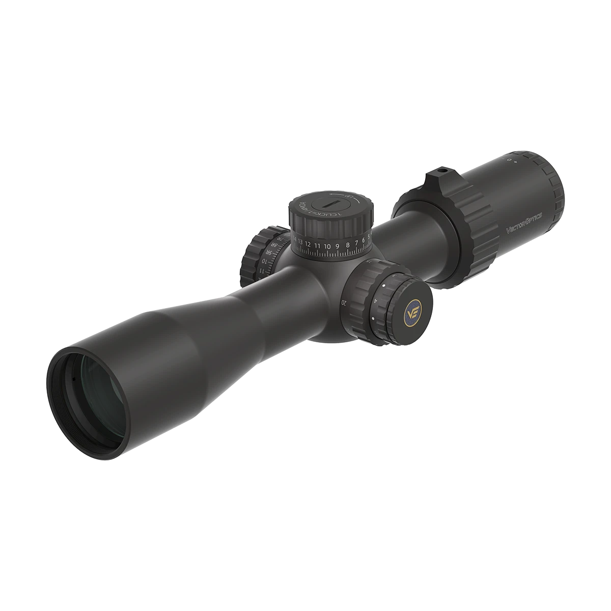 Vector Optics Tauron 4-16x44 HD FFP Zielfernrohr mit Zero Stop Funktion und robustem Design für PRS und behördliche Anwendungen.