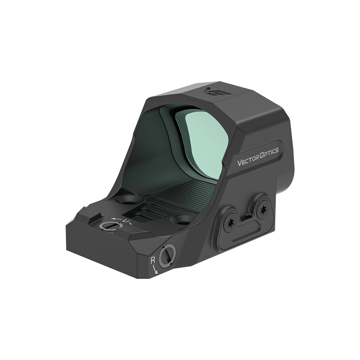 Rückansicht des Frenzy 1x24x29 GenII 6MOA (SCRD-76) mit klarer Sichtöffnung und kompaktem Design für Waffenmontage.