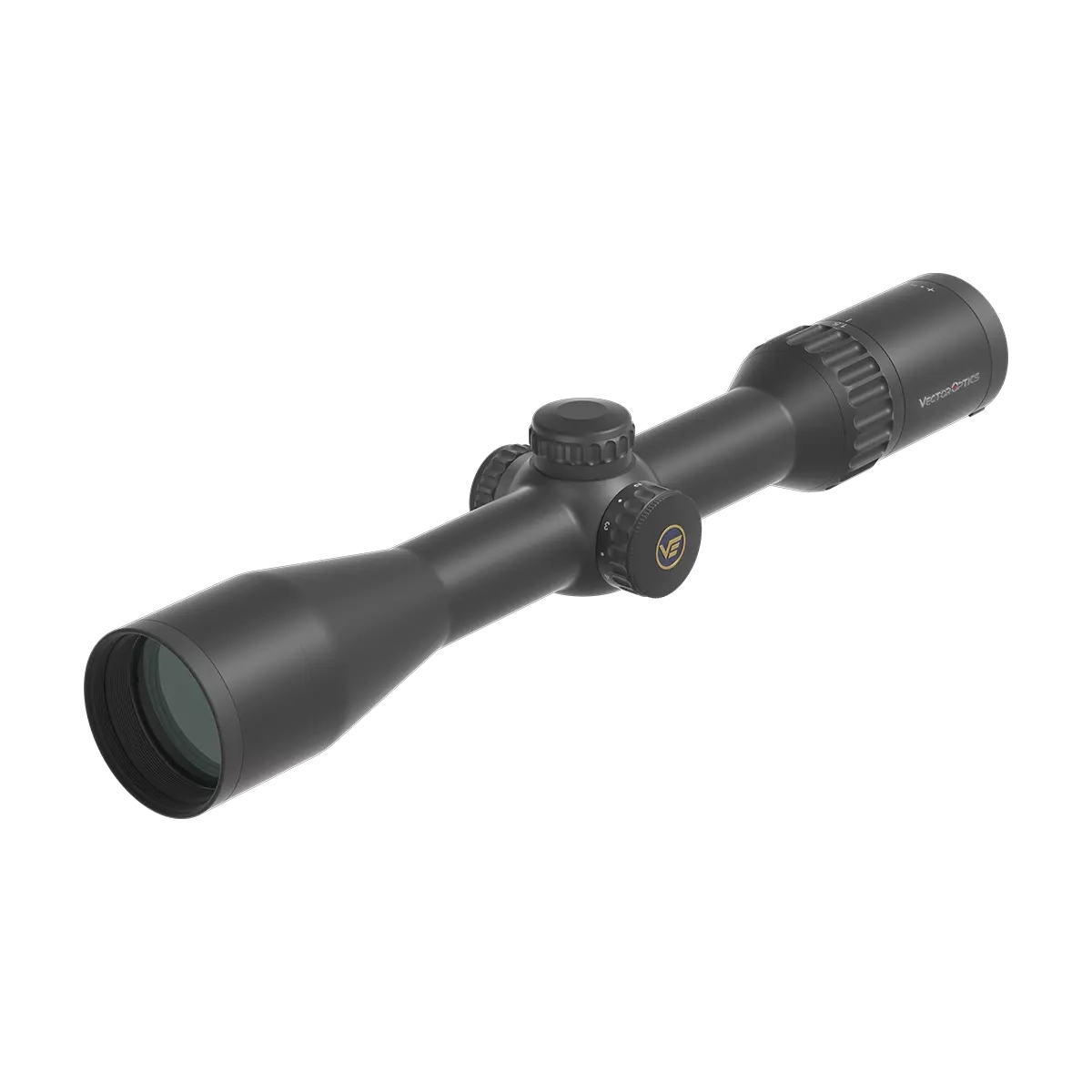 Schrägansicht des Continental X6 Zielfernrohrs mit 42 mm Objektivlinse und taktischen Verstelltürmen für vielseitige Einsatzmöglichkeiten.