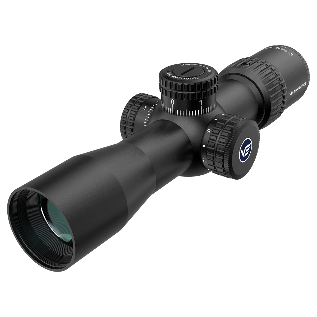 Veyron 2–8×32 IR Kompaktzielfernrohr mit beleuchtetem Absehen und verstellbaren Türmen. Perfekt für präzise Schüsse bei wechselnden Lichtverhältnissen.