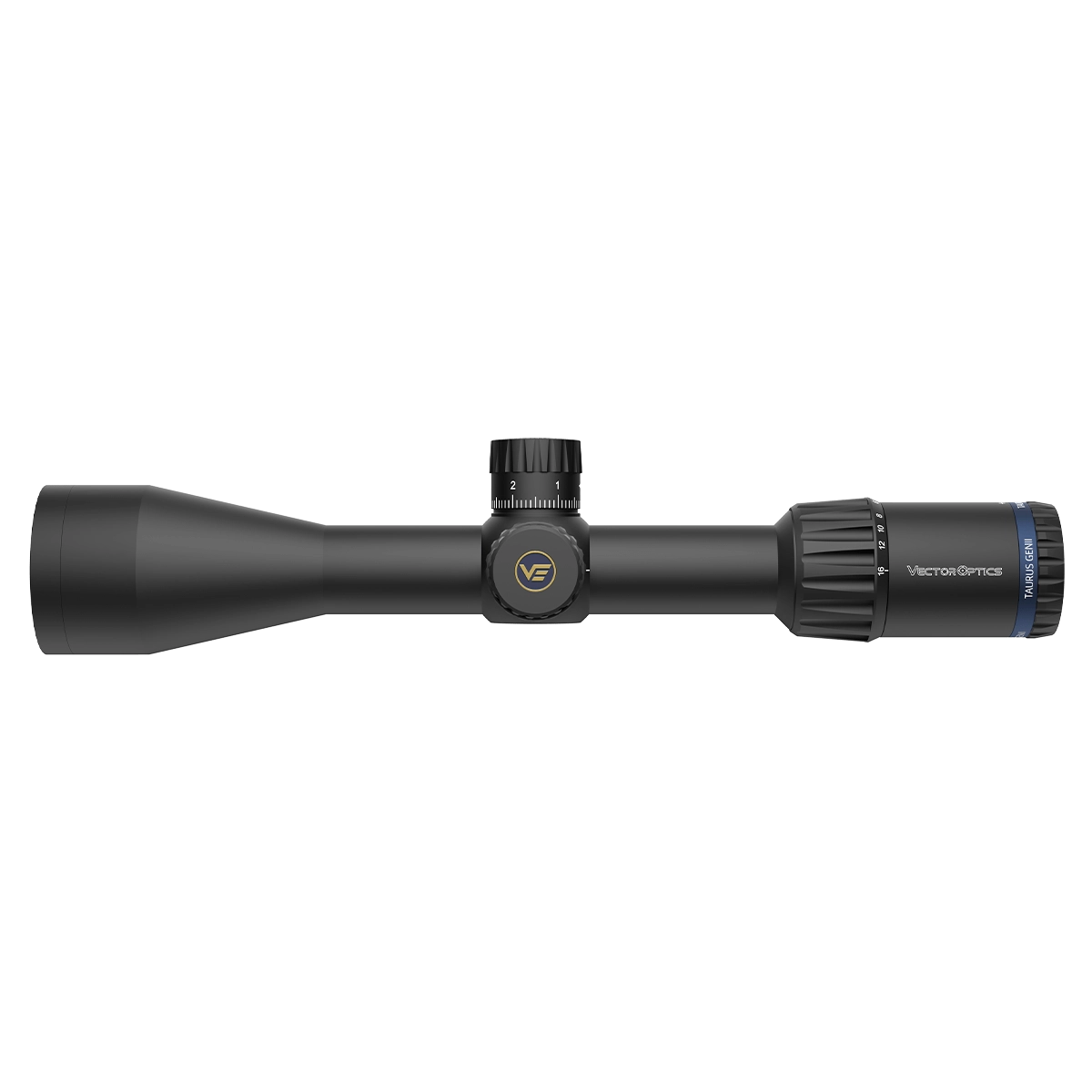 Tauron 2-16x50 HD SFP - Vector Optics Zielfernrohr mit 30 mm Rohrdurchmesser und kompaktem Design für präzises Schießen auf weite Distanzen.
