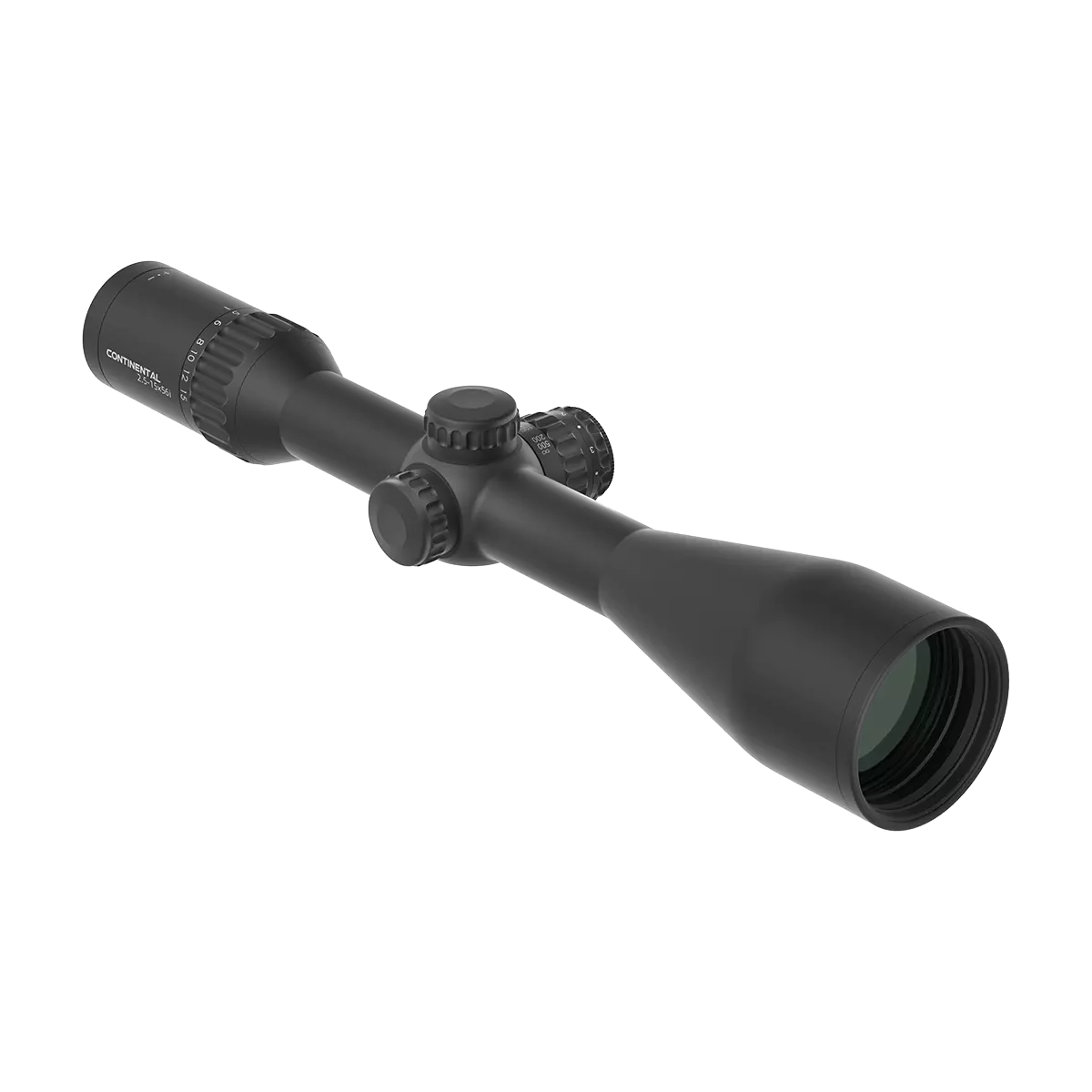 Vector Optics Continental x6 2.5-15x56 SFP Zielfernrohr mit robustem Gehäuse und mehrfach beschichteten Linsen. Perfekt für Langstreckenschüsse.