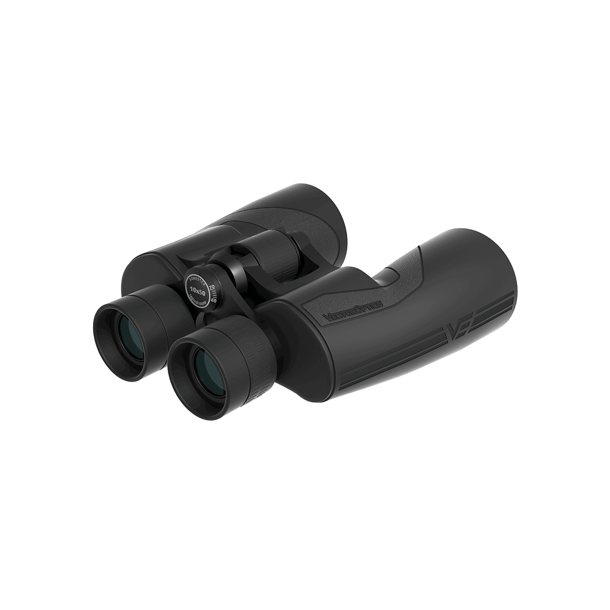 Robustes Forester 10x50 Fernglas mit gummierter Oberfläche und klarer Optik für den Einsatz bei Outdoor-Aktivitäten.