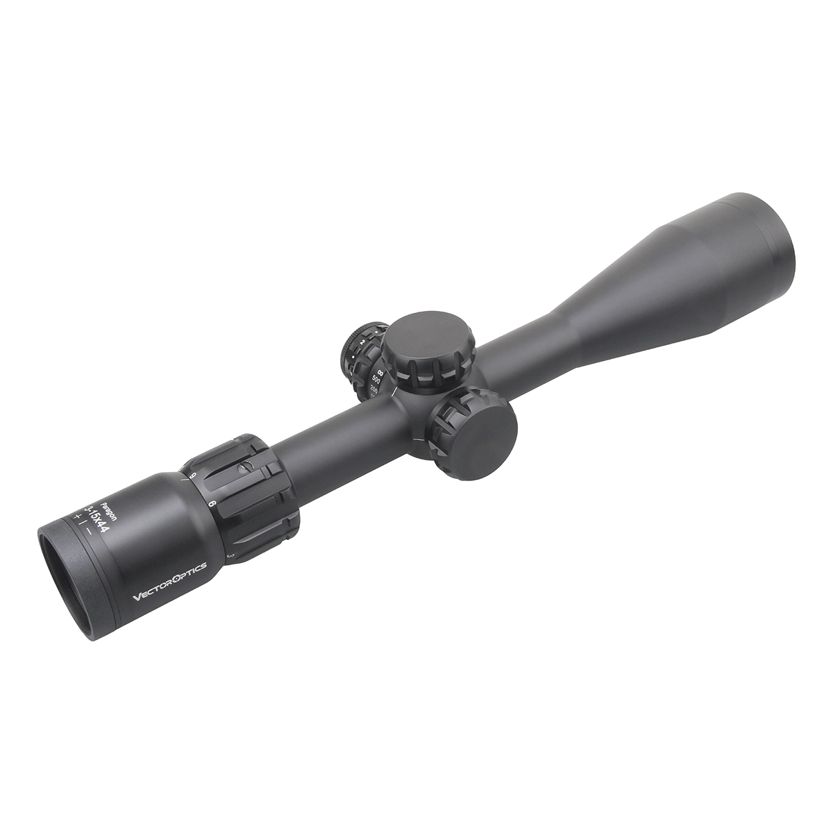 Paragon 3-15x44 SFP - robustes Zielfernrohr mit SFP-Optik und fein einstellbarem Seitenfokus ab 10 m für präzise Zielerfassung.
