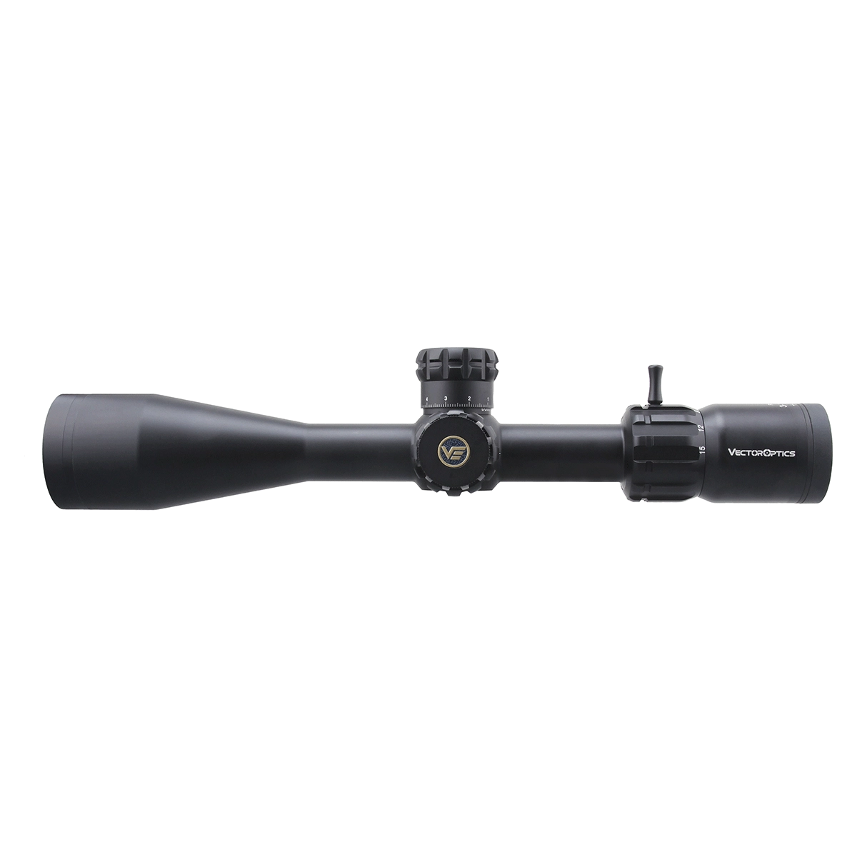 Paragon 3-15x44 Zielfernrohr SCOM-T37 mit 25,4 mm Monotube und taktischen Verstelltürmen, ideal für Jagd und sportliches Schießen.