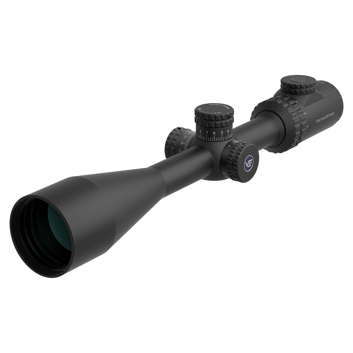 Langstrecken-Zielfernrohr Hugo 6-24x50GT SFP von Vector Optics mit VOI-10BDC Absehen und 50mm Objektiv für Varmint- und .22 LR-Gewehre.