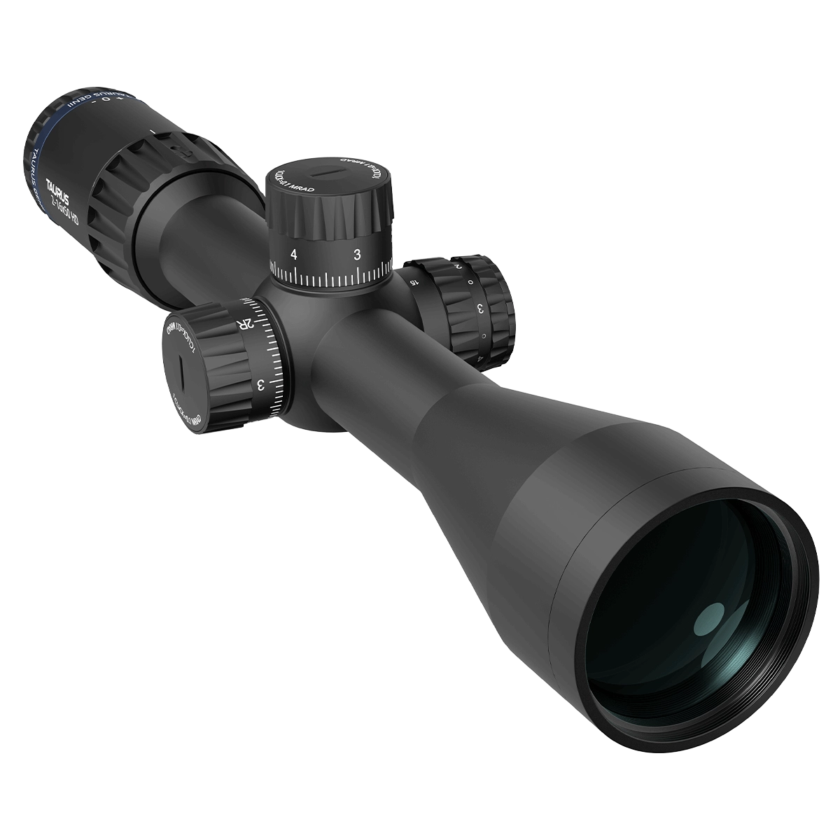 Tauron 2-16x50 HD SFP Zielfernrohr mit robuster Bauweise, taktischen Verstelltürmen und mehrfach vergüteter Optik für höchste Zielgenauigkeit.