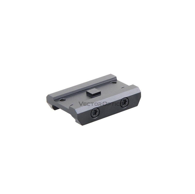 Flache Montage RUM auf Picatinny-Schiene aus CNC-gefrästem Aluminium für Paragon Prism Scopes, leicht und robust, 23g Gewicht.