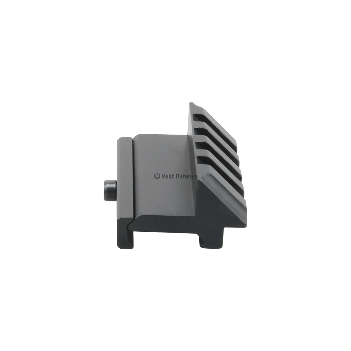 45° Picatinny-Montage SCRA-34 aus Aluminium mit 5 Slots, seitlich montierbar für Rotpunktvisiere oder taktisches Zubehör.