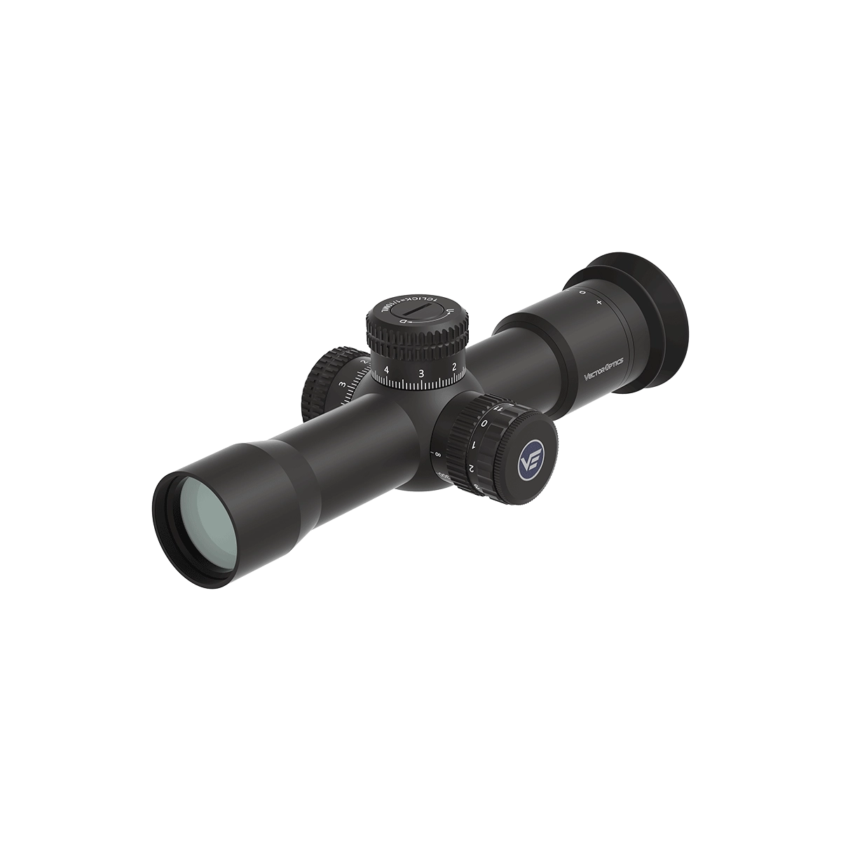 Veyron Plus 10x30 Zielfernrohr mit stoßfester, IP67-zertifizierter Bauweise und klarer Optik für den Einsatz auf Gewehren.