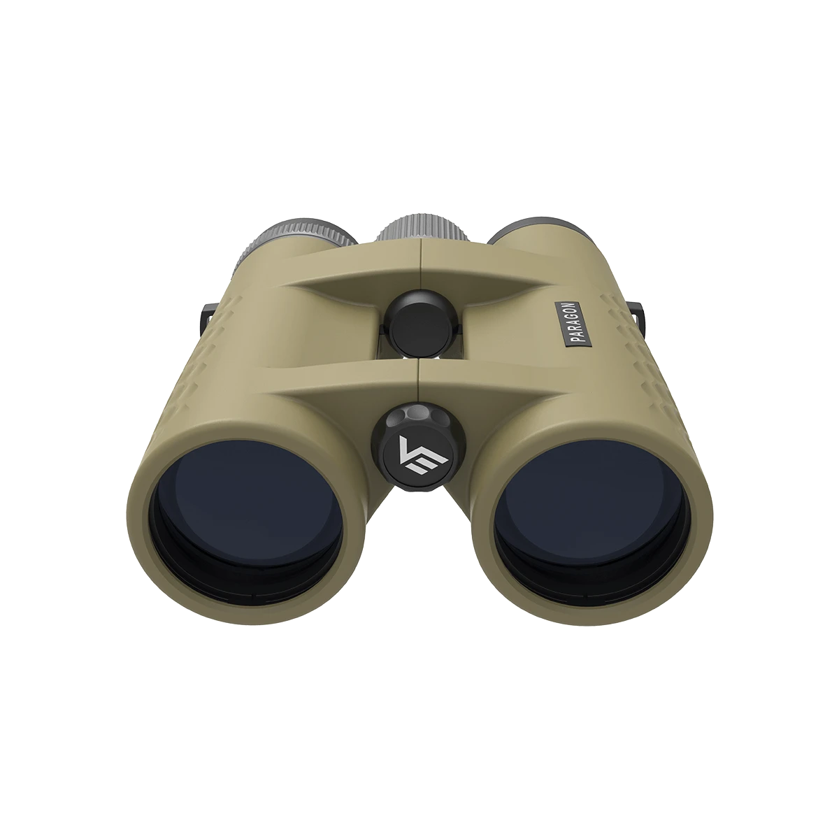 Frontansicht der Paragon 10x42 HD Binoculars mit großen Objektivlinsen. Ideal für detailreiche Vogelbeobachtung und Naturbeobachtung.
