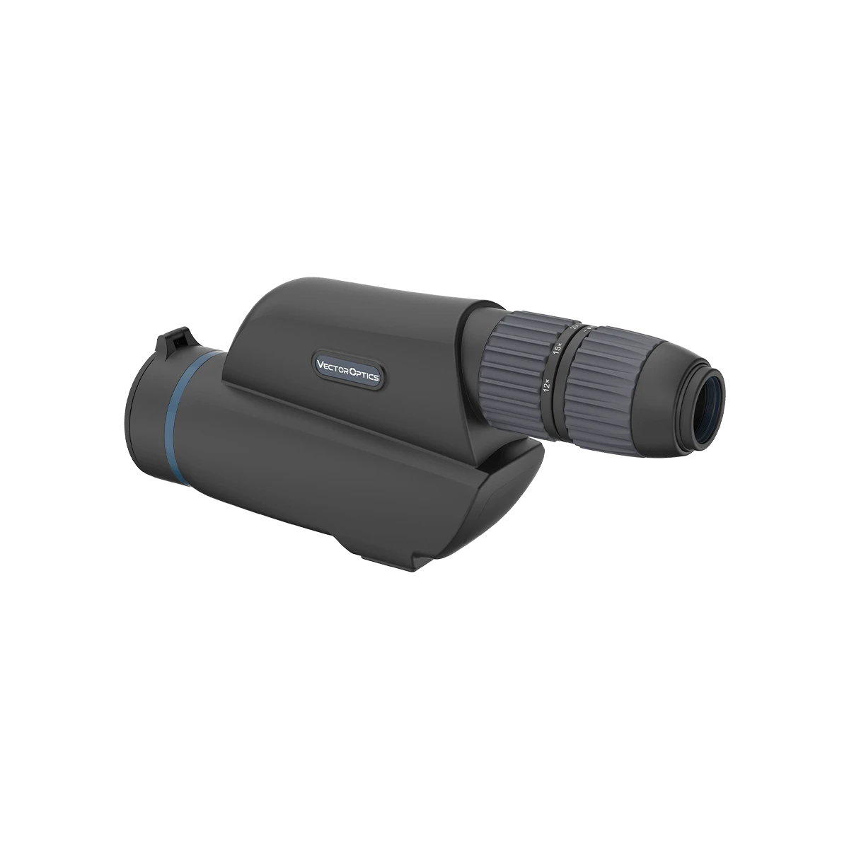 Taktisches Spektiv Vector Optics Continental 12-40x60ED mit gummiertem Okular und ergonomischem Design für präzise Zielerfassung.