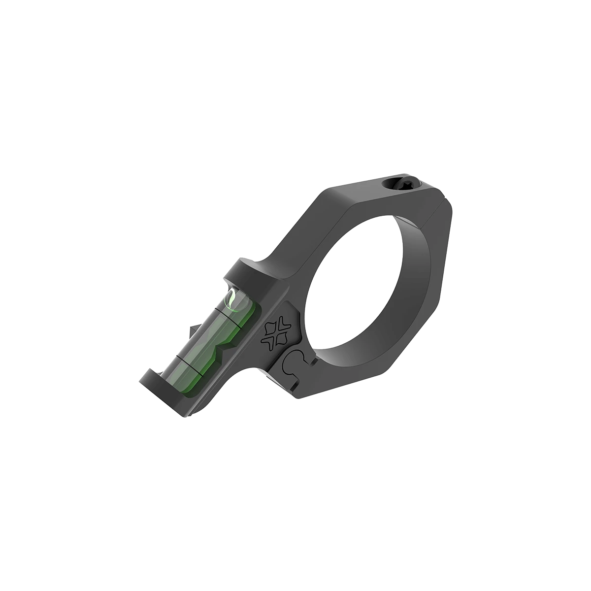 Offset Wasserwaage für 34mm Tubus, ideal zur Vermeidung von Verkanten bei Zielfernrohren, kompakt und leicht montierbar.