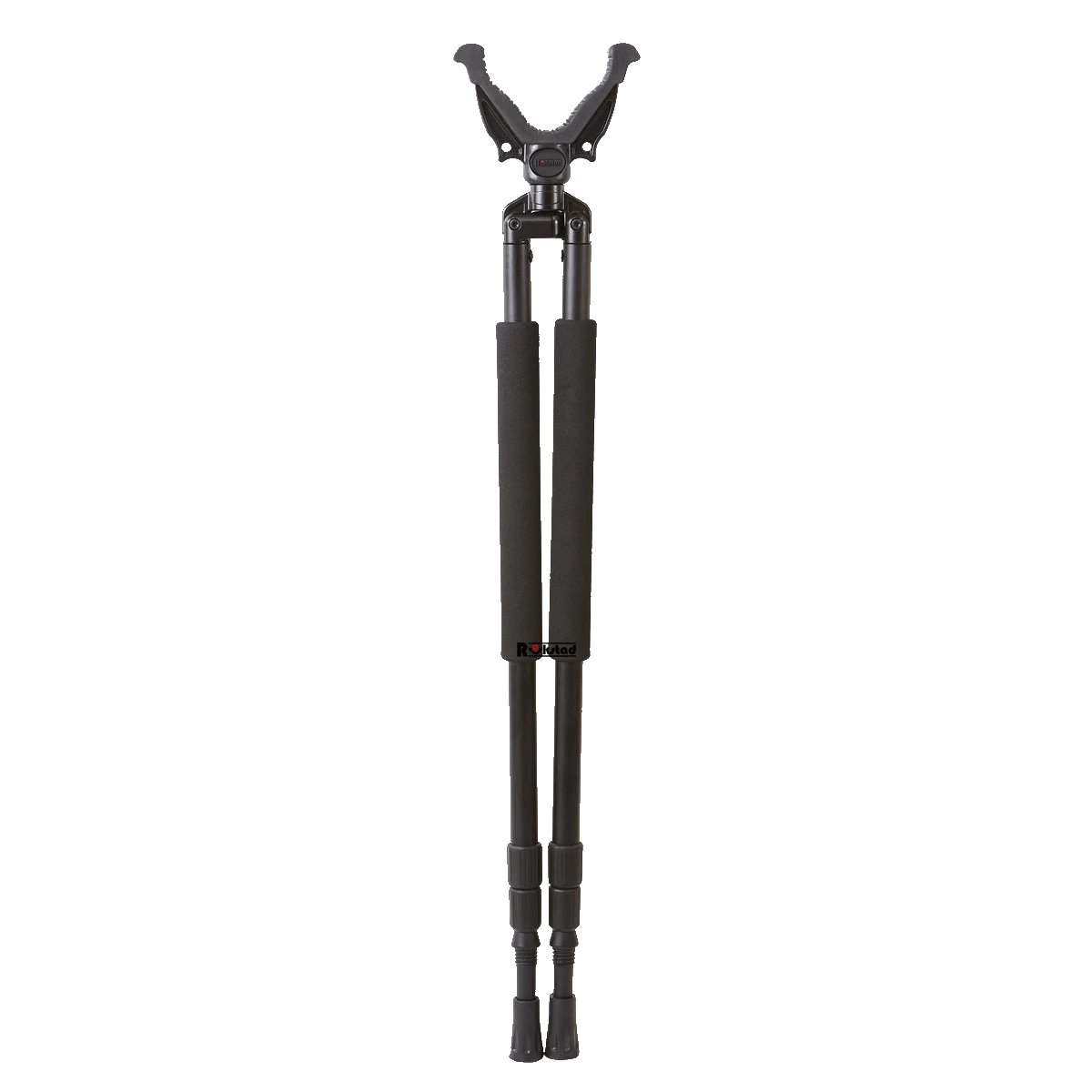 Zusammengeklappter Bipod RSGR-05 - Vector Optics LIT V Mount, kompakt und leicht transportierbar für Jagd und Schießsport.