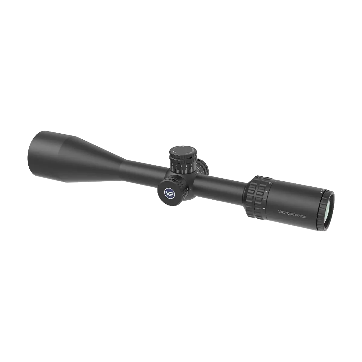 Hugo 6-24x50 SFP Zielfernrohr mit wetterfestem Design und taktischen Verstelltürmen für zuverlässige Zielgenauigkeit bei jedem Wetter.