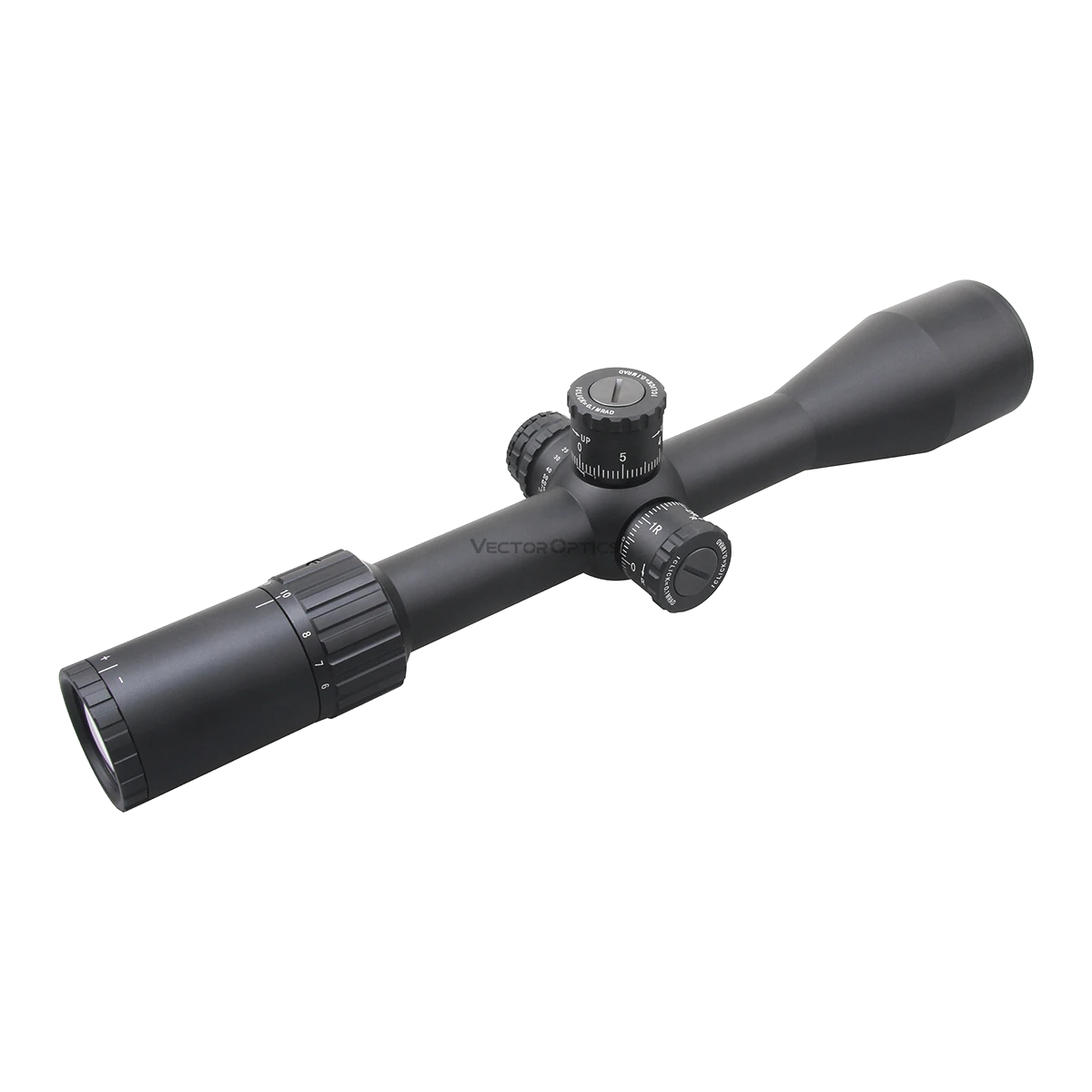 Tauron 6-24x50 HD SFP Zielfernrohr mit robustem Gehäuse und taktischen Verstelltürmen für mittlere bis lange Distanzen im Jagd- und Sporteinsatz.