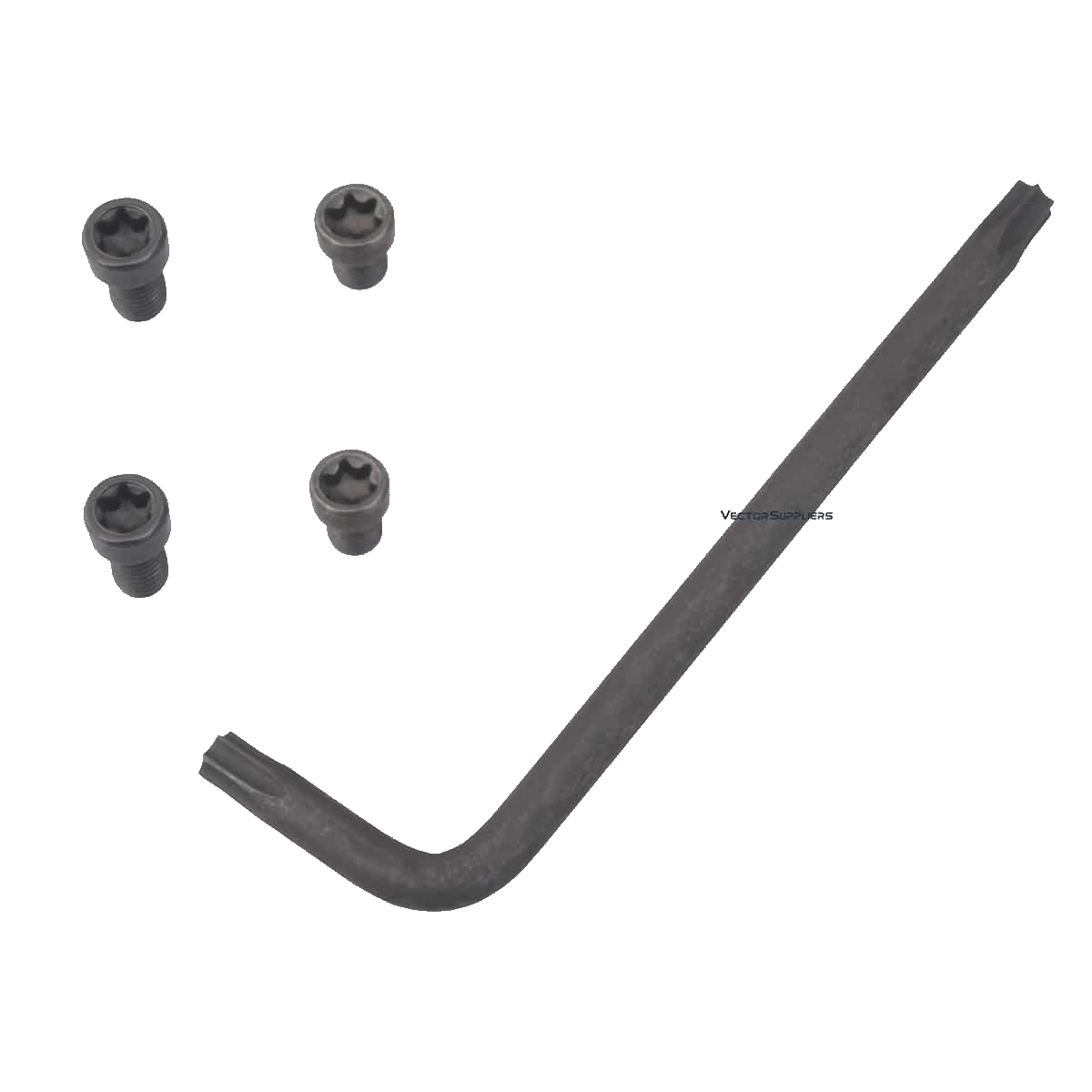 Montagezubehör für Remington 700 Long Action Stahlmontage SCRA-64/SCRA-65, inklusive Schrauben und Inbusschlüssel für einfache Installation.