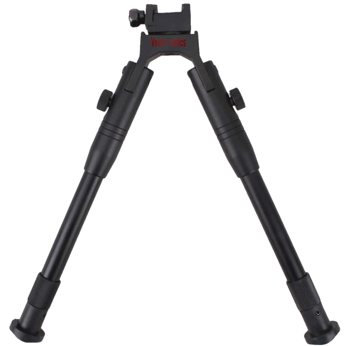 Zweibein Aluminium - Vector Optics Bipod SCBPW-02, längere Ausführung mit robuster Picatinny-Montage für präzise Zielstabilisierung.