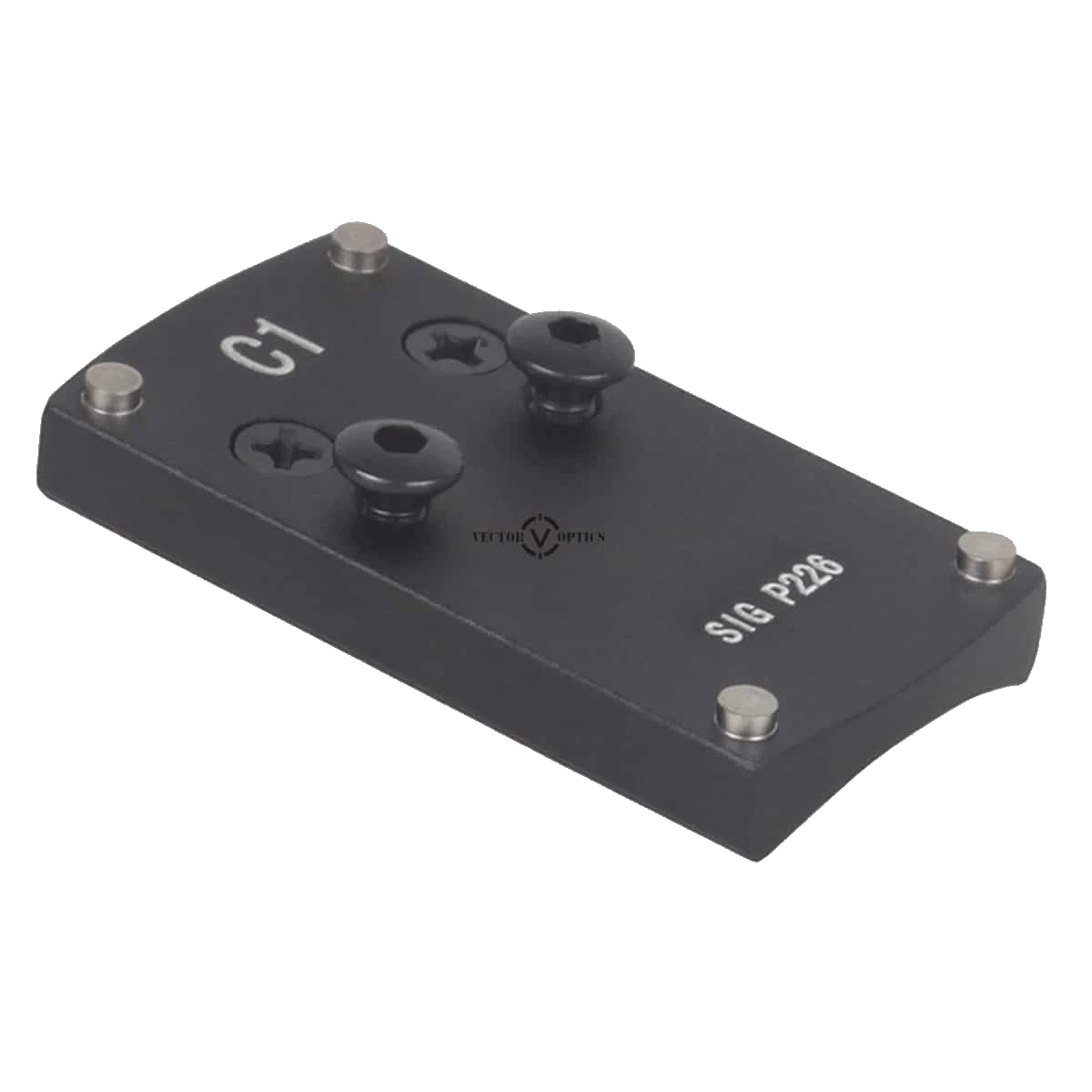 TEK Montageplatte C1 für SIG P226 Pistolen, präzise Aluminiumhalterung für Red Dot Optiken.