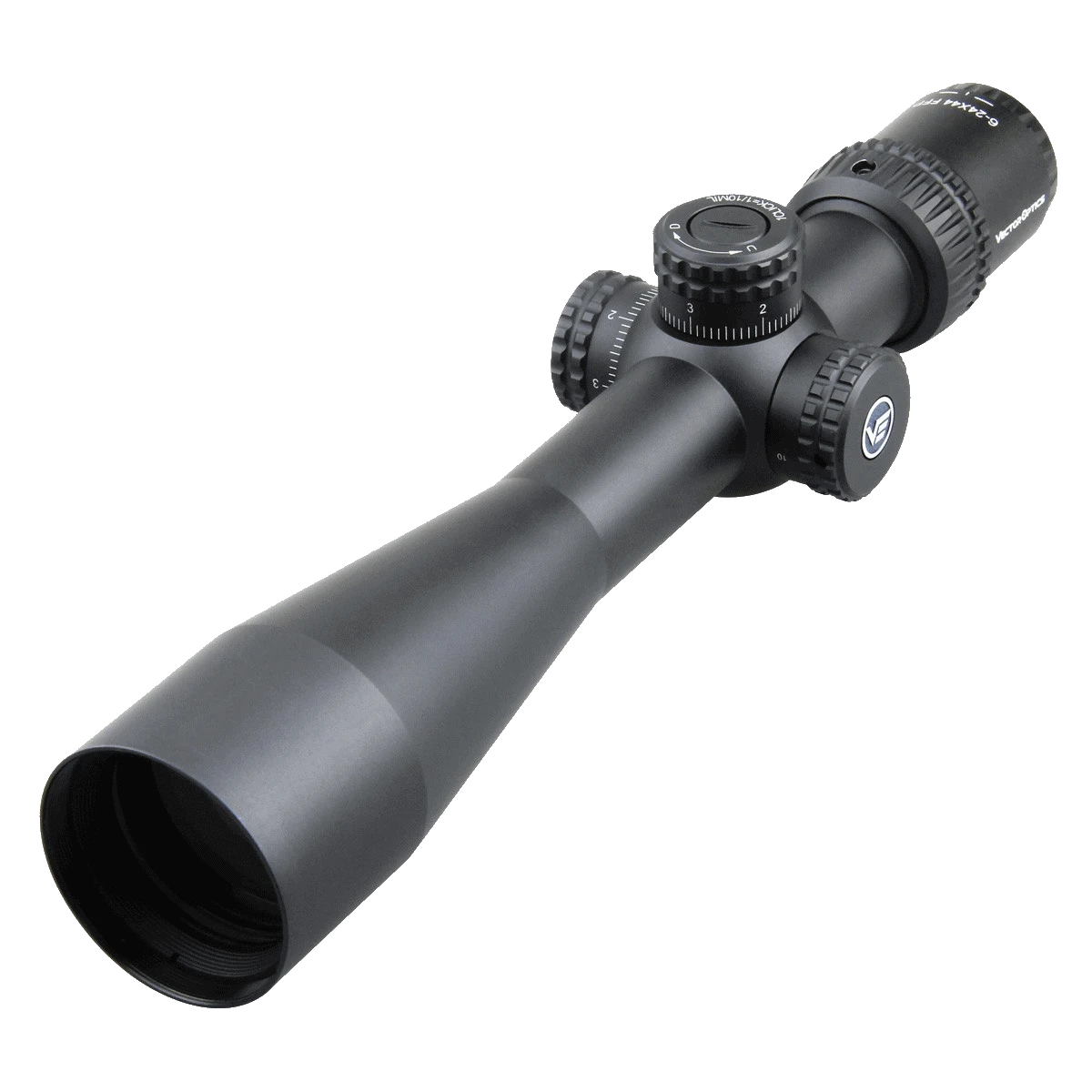 Kompaktes Veyron 6-24x44 FFP Zielfernrohr mit 1/10 MIL Klickverstellung und First-Focal-Plane, perfekt für Langstreckenpräzision und Jagd.
