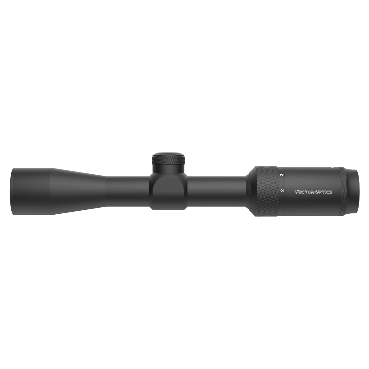 Matiz 2–7×32 SFP Zielfernrohr – Kompaktes, präzises Zielfernrohr mit robuster Bauweise für Jagd und Sportschießen, Seitenansicht.