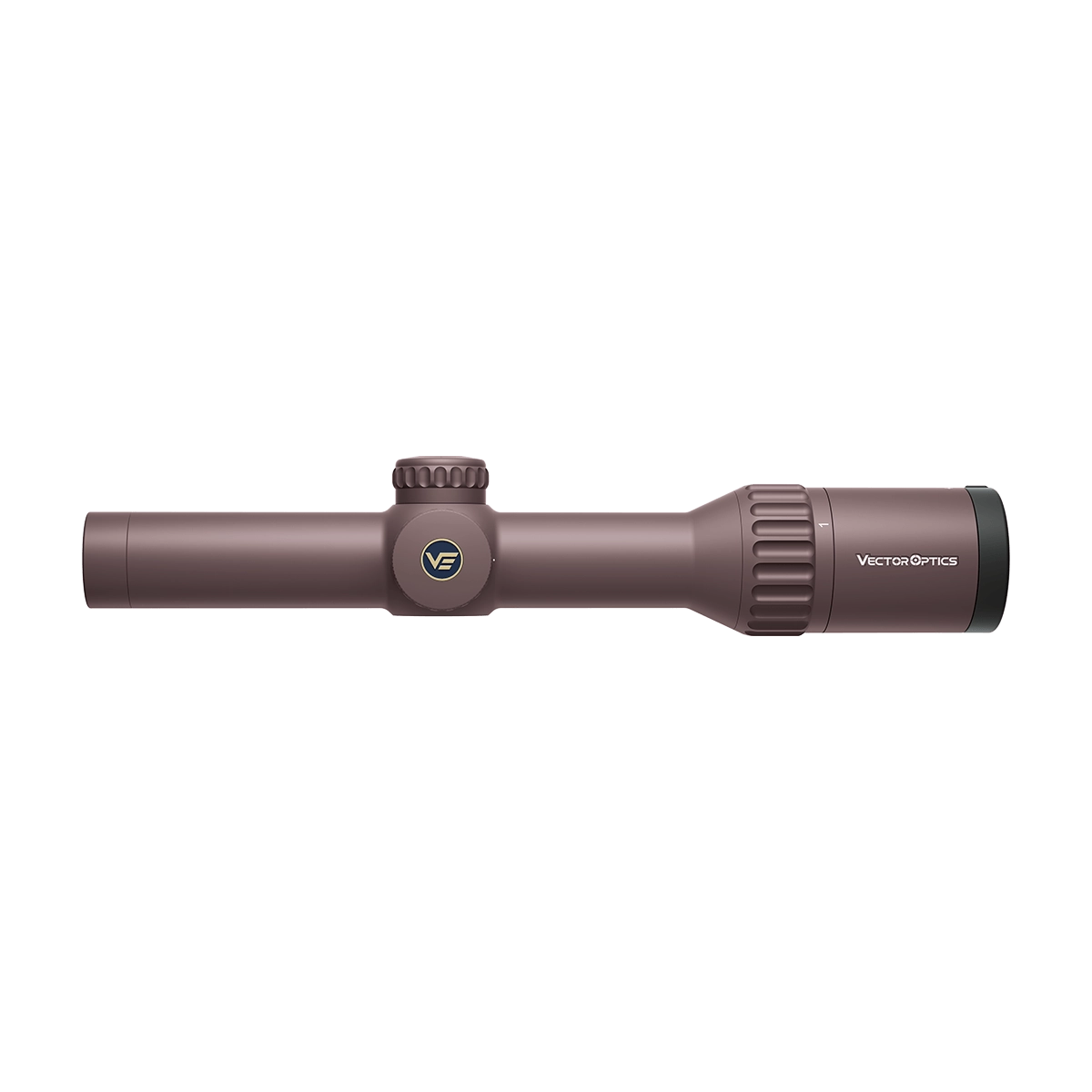 Seitliche Gesamtansicht des Continental X6 Zielfernrohrs 1–6×24, ideal für Jäger und Sportschützen mit hohen Ansprüchen.