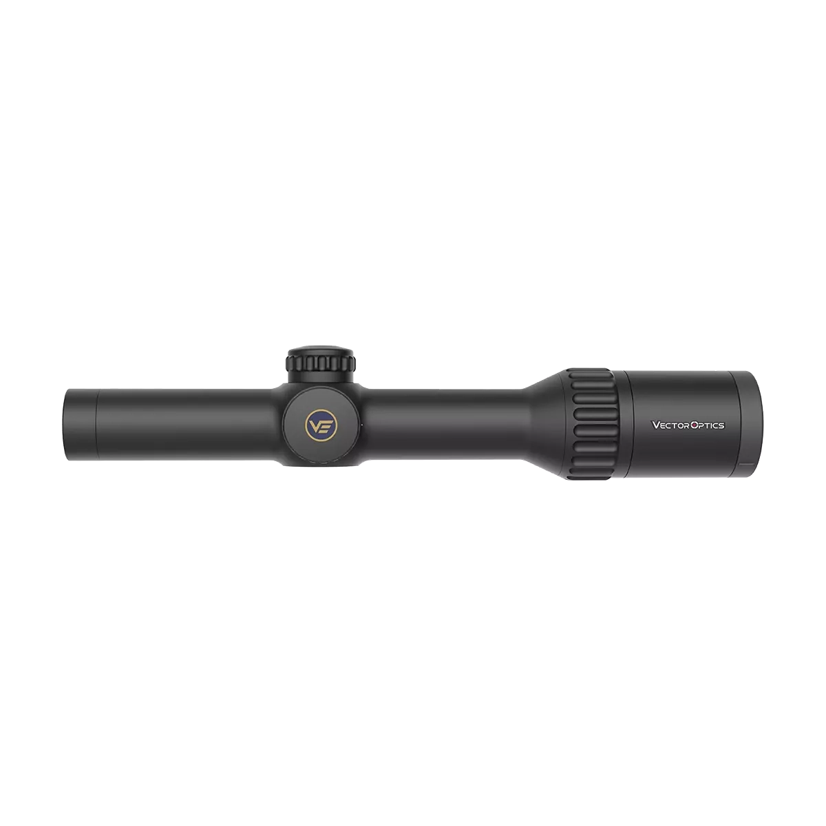 Seitenprofil des Continental X8 1–8×24 SFP Zielfernrohrs mit kompaktem Design und klarer Optik für vielseitige Waffenmontage.