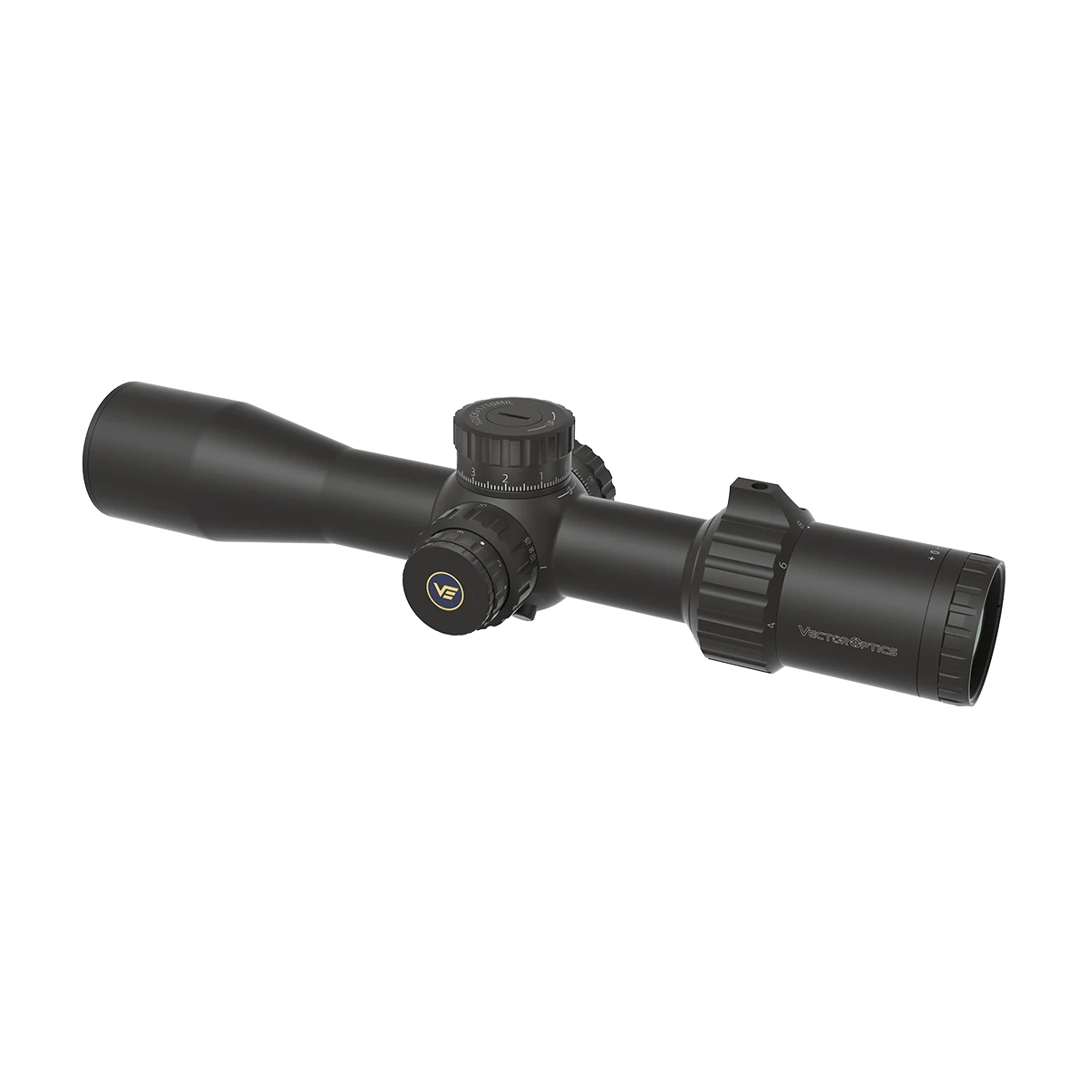 Tauron 4-16x44 HD MIL Zielfernrohr mit robustem Gehäuse und FFP-Absehen für professionelle Einsätze.