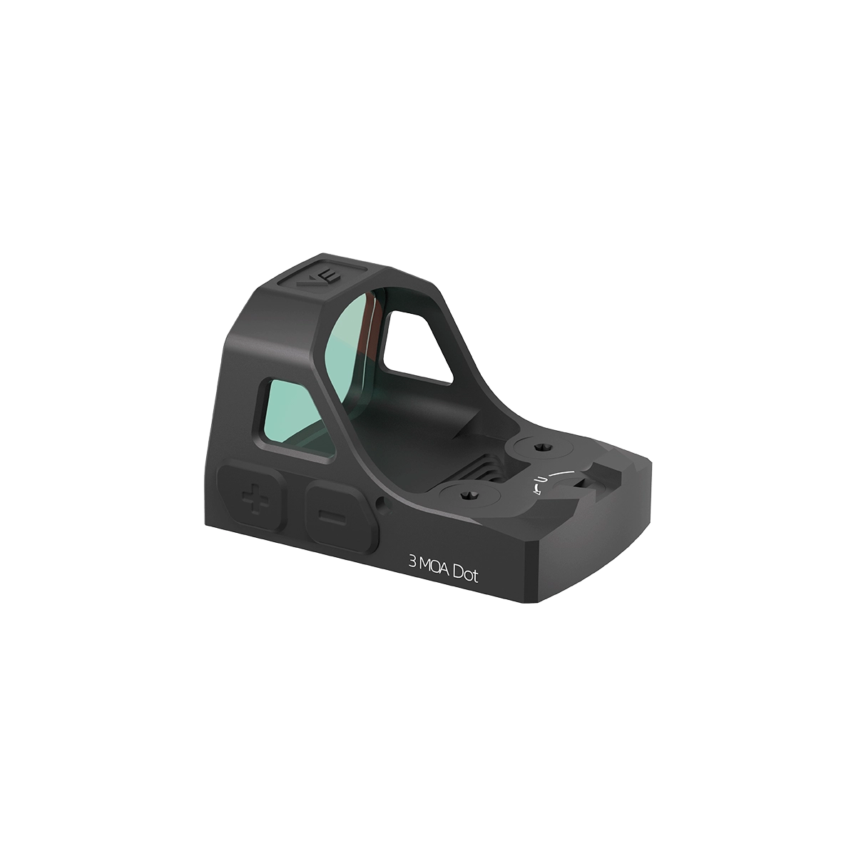 Offenes Rotpunktvisier Frenzy-S 1×17×21 GenII mit Bedientasten und 3 MOA Punkt, kompatibel mit MGT Montageplatten.