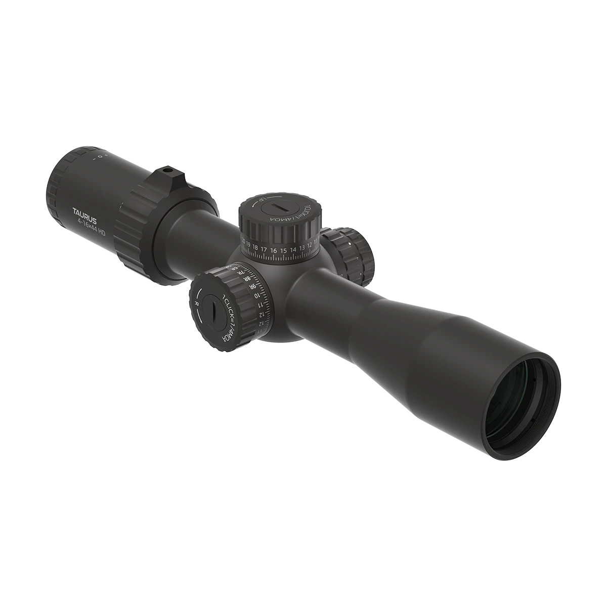 Präzises Tauron 4-16x44 Zielfernrohr mit HD-Glas und hoher Verstellkapazität, ideal für taktische Einsätze und Sportschützen.