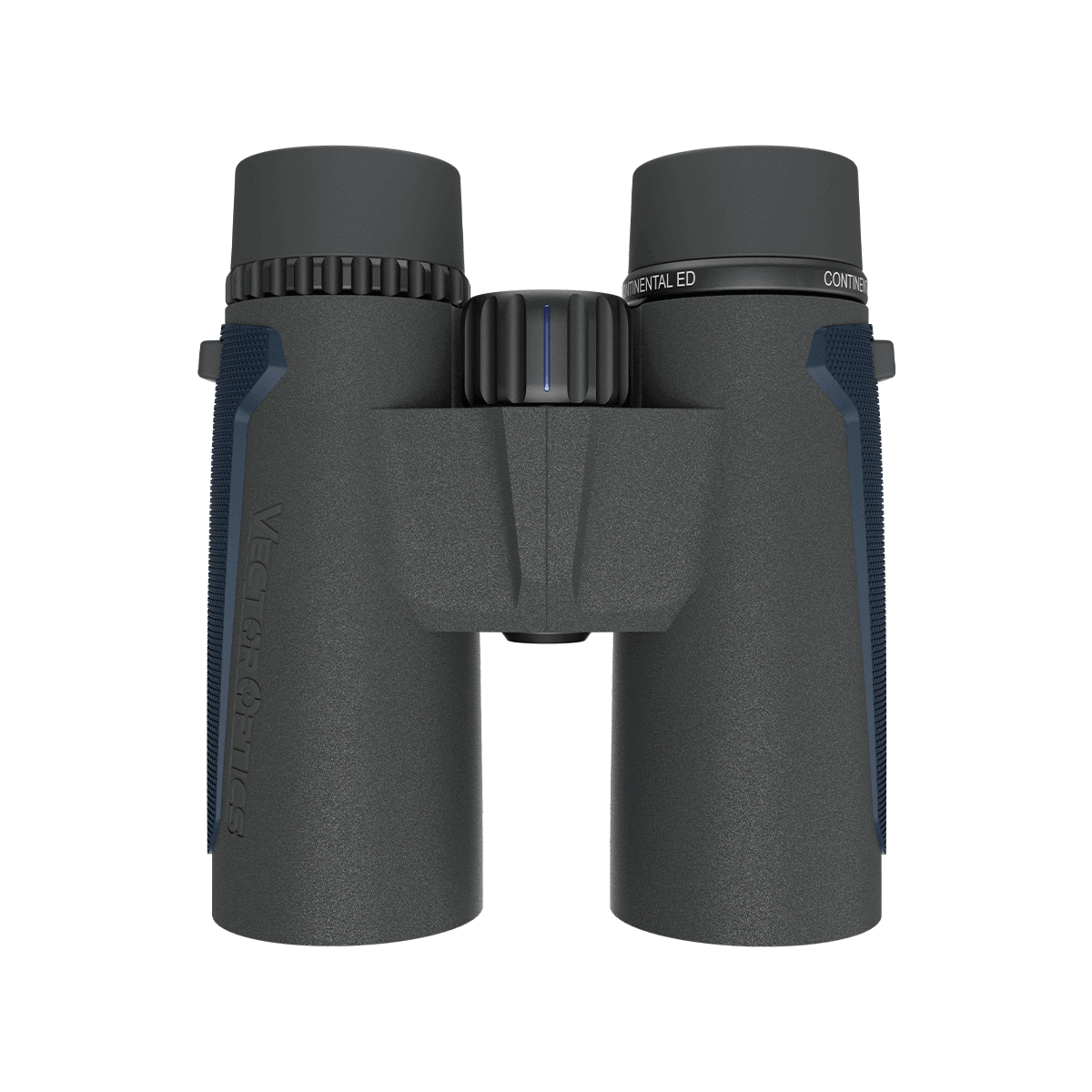 Zentrale Fokussteuerung des Continental 8x42 ED Fernglases mit robustem Mitteltrieb für schnelle und präzise Scharfstellung.