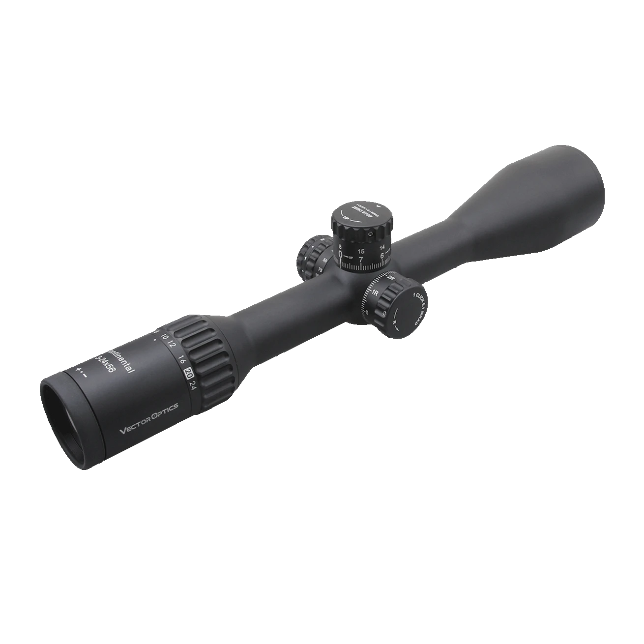 Vector Optics Continental x8 Zielfernrohr mit 93% Lichttransmission, robustes Design für präzise Zielerfassung bei jedem Wetter.