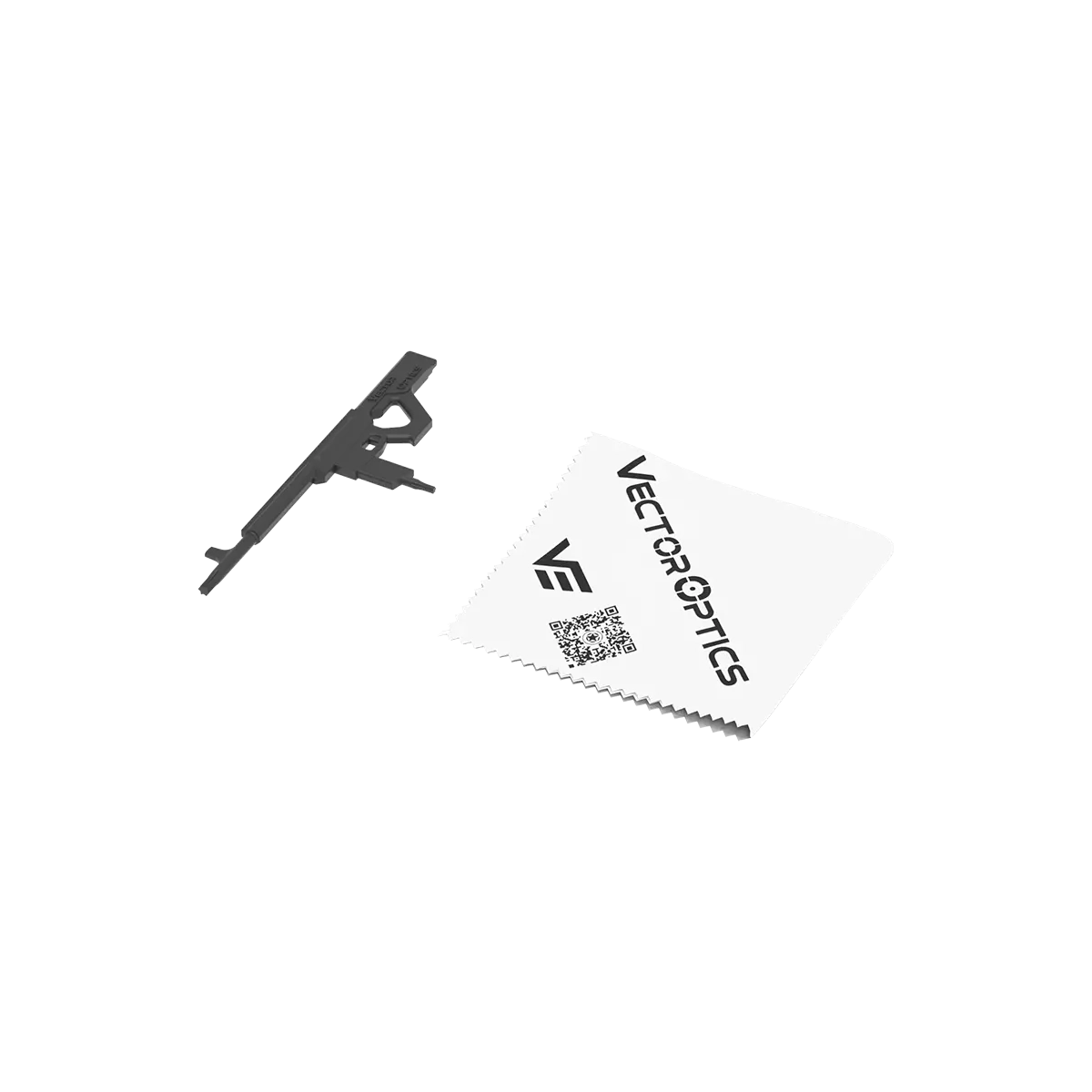Lieferumfang des Frenzy Plus 1×18×22 mit Werkzeug und Reinigungstuch, ideal für Pflege und Montage des Rotpunktvisiers.