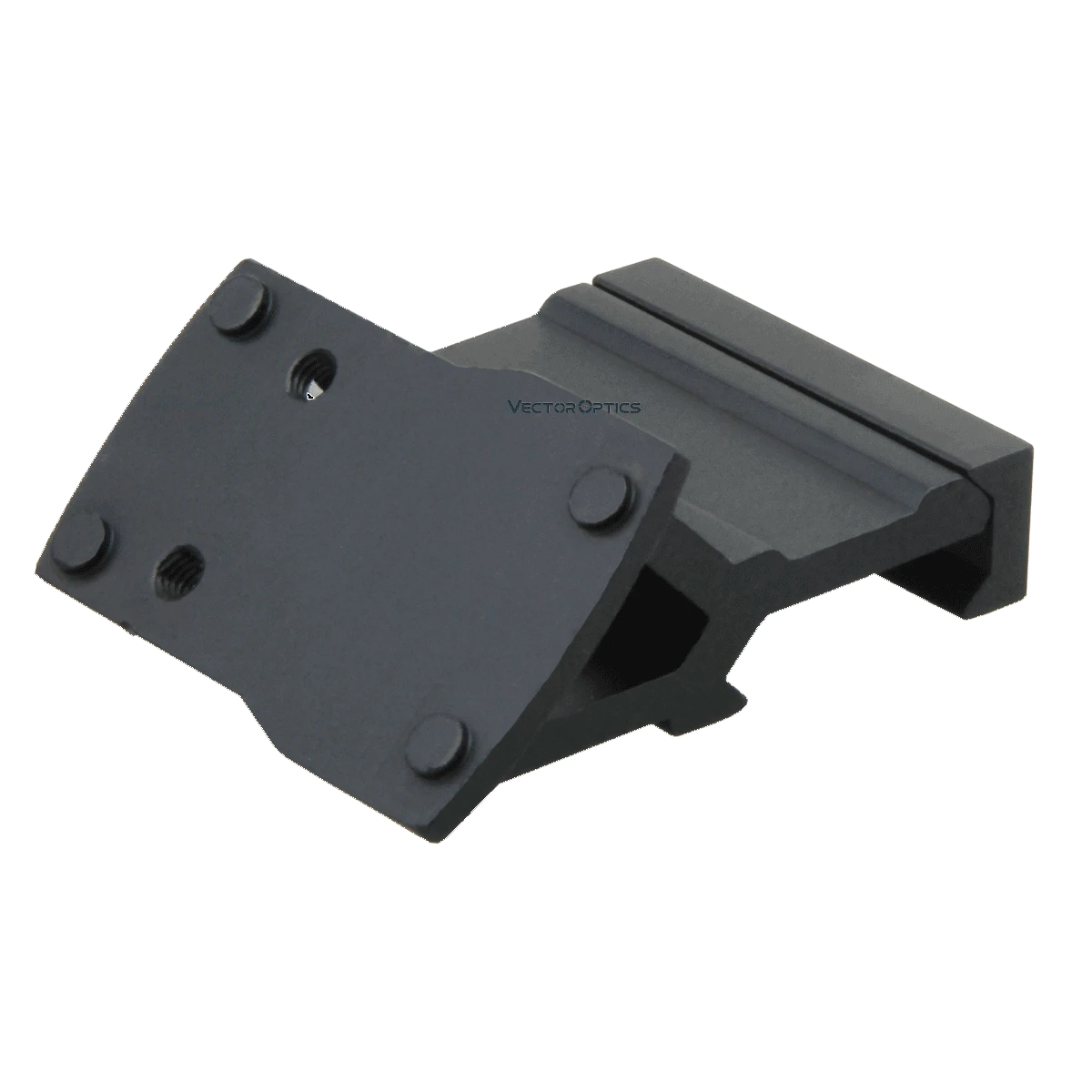 Montage 45° MGT (RMSc) auf Picatinny aus stabilem Metall mit 45 Grad Offset für Red Dot Visiere. Kompakte Bauweise für taktisches Zubehör.
